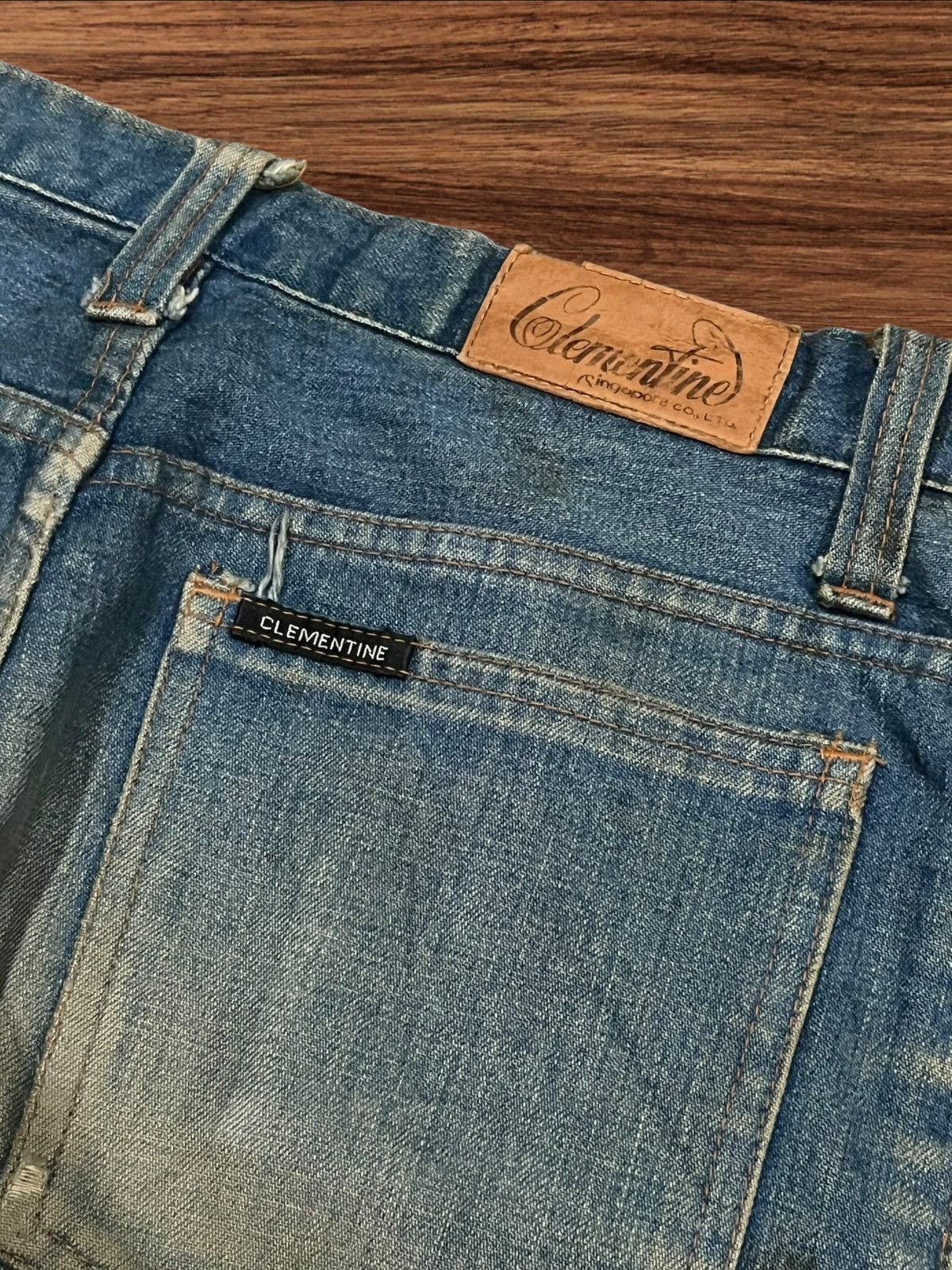 If Six Was Nine × Japanese Brand × Le Grande Bleu (L.G.B.) Vintage Japanese Brand Rusty Dirt Blue Washed Flare Jeans Size 26" / US 2 / IT 38 - 7 Thumbnail