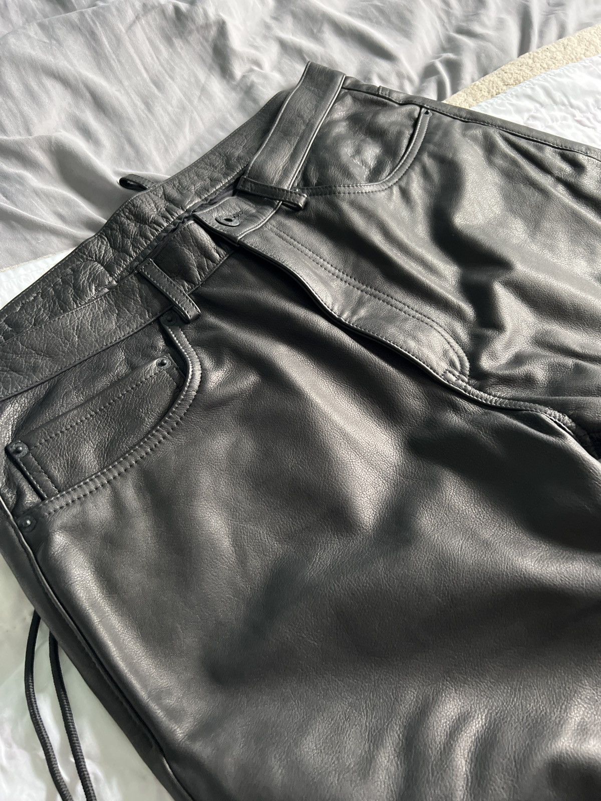Vlone Endless (Vlone) Leather Pants Size US 34 / EU 50 - 5 Thumbnail