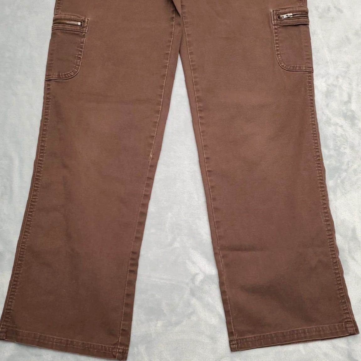 Vintage VINTAGE Columbia Pants Womens 10 Brown Canvas Cargo Utility Pocket Outdoors Gorp Classic Size 32" / US 10 / IT 46 - 2 Thumbnail