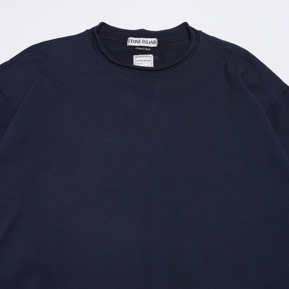 Stone Island Rare Vintage Stone Island 90s Navy Sweatshirt Crewneck 1996 Size US XL / EU 56 / 4 - 9 Thumbnail