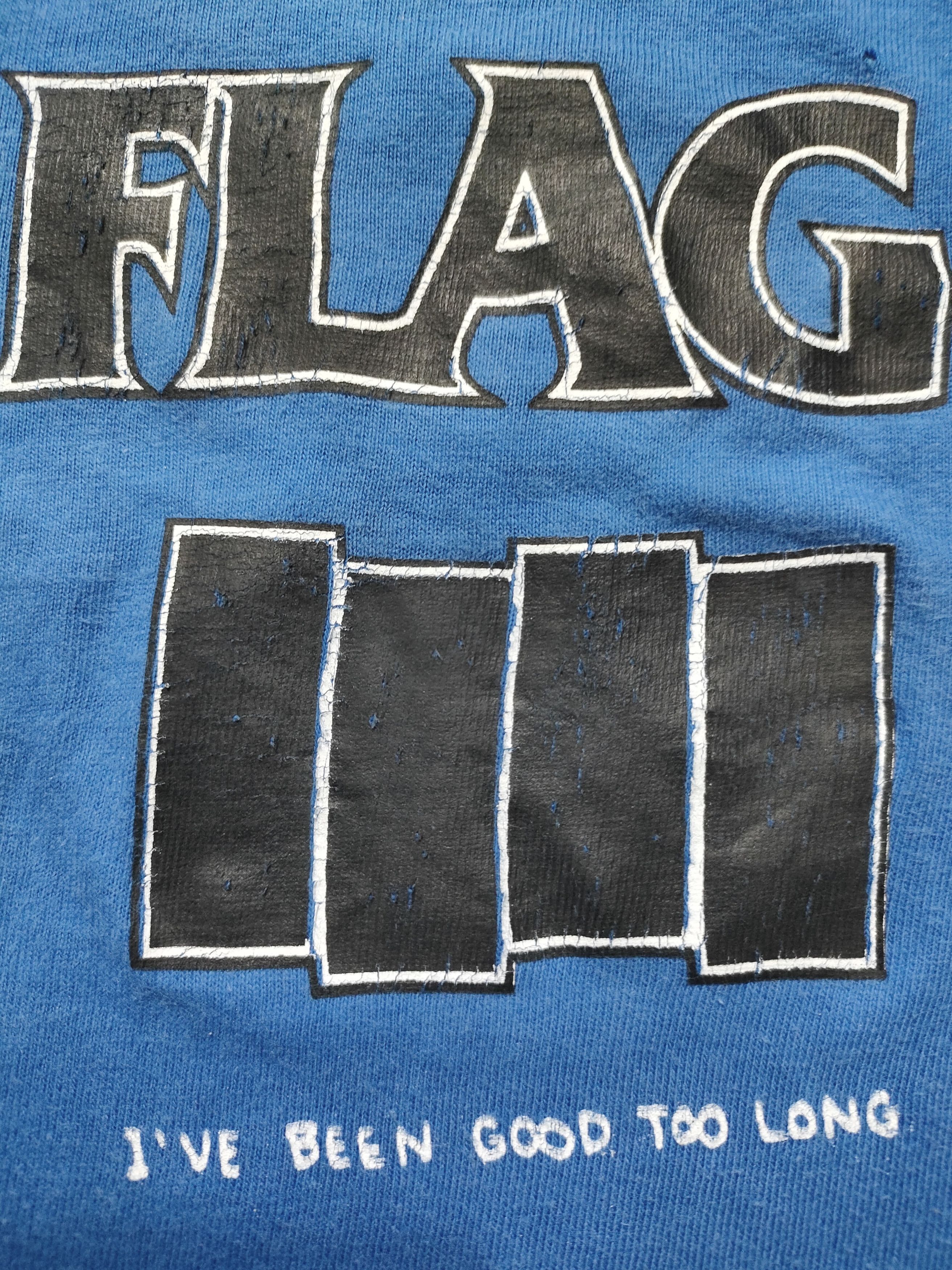 Band Tees 80s BLACK FLAG "86 TOUR IN MY HEAD" Vintage Tee Size US L / EU 52-54 / 3 - 5 Thumbnail