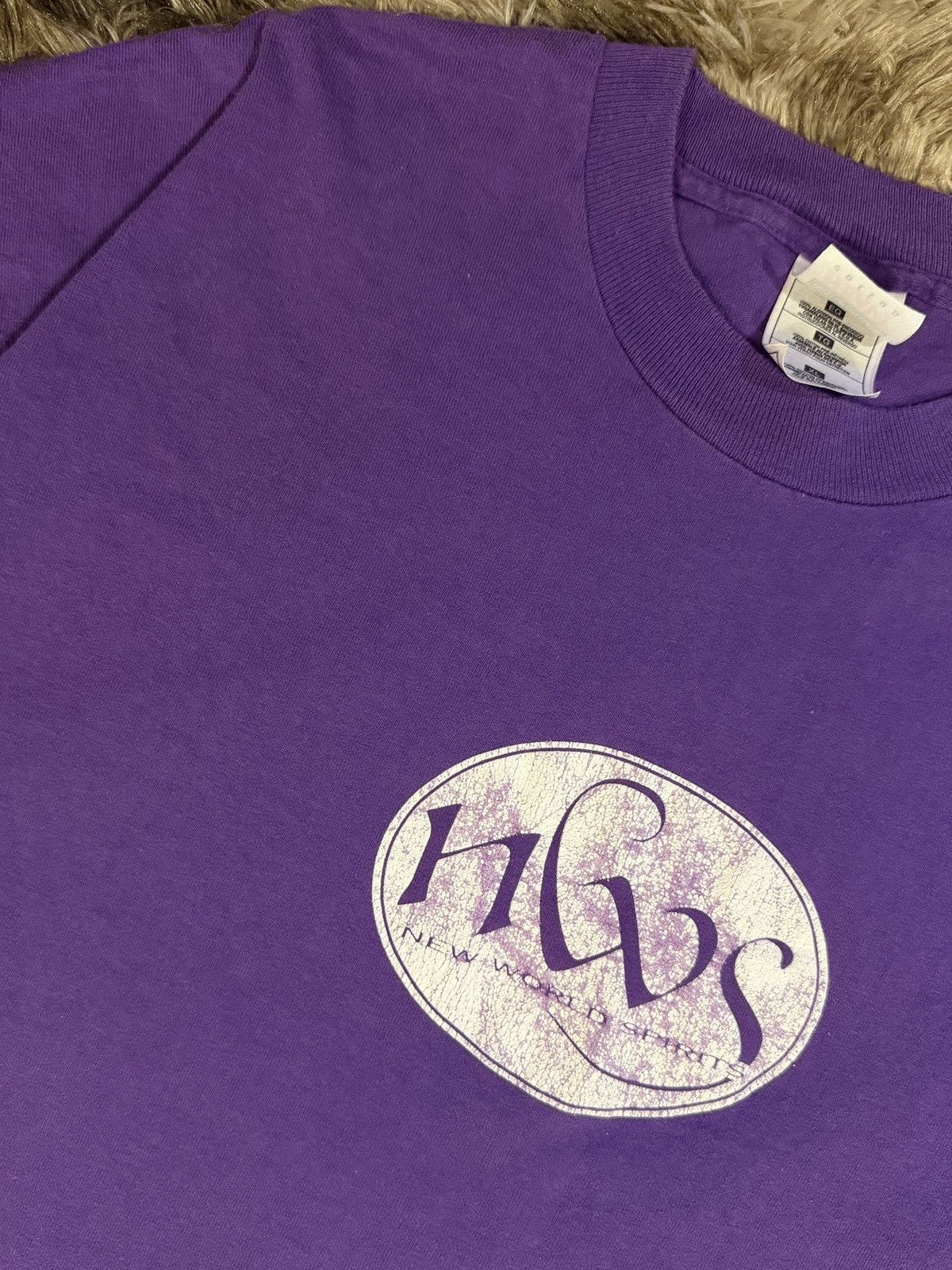 Other Vintage 90s Fruit of the Loom “New World Spirits” Band Tee Size US XL / EU 56 / 4 - 3 Thumbnail