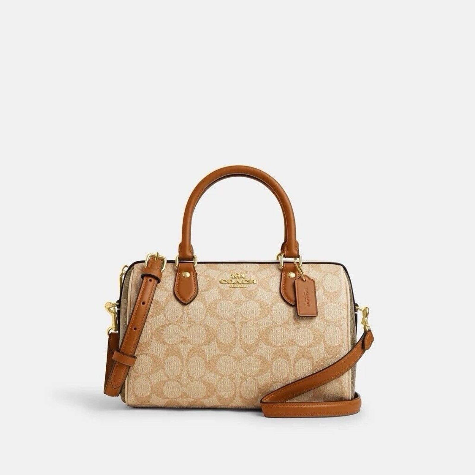 Coach NWT Coach CS185 Rowan Satchel Bag In Blocked Size ONE SIZE - 5 Thumbnail