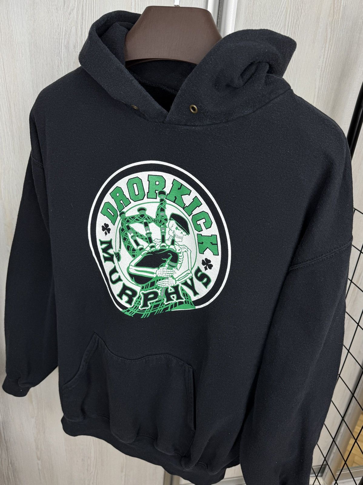 Fruit Of The Loom Dropkick Murphy’s vintage y2k #58 hoodie skeleton Ireland Size US L / EU 52-54 / 3 - 6 Thumbnail