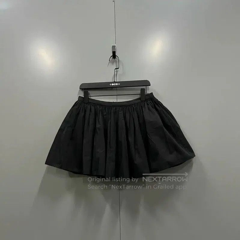 Valentino Valentino Black Cotton Summer Mini Skirt . Size 24" / US 00 / IT 34 - 1 Thumbnail