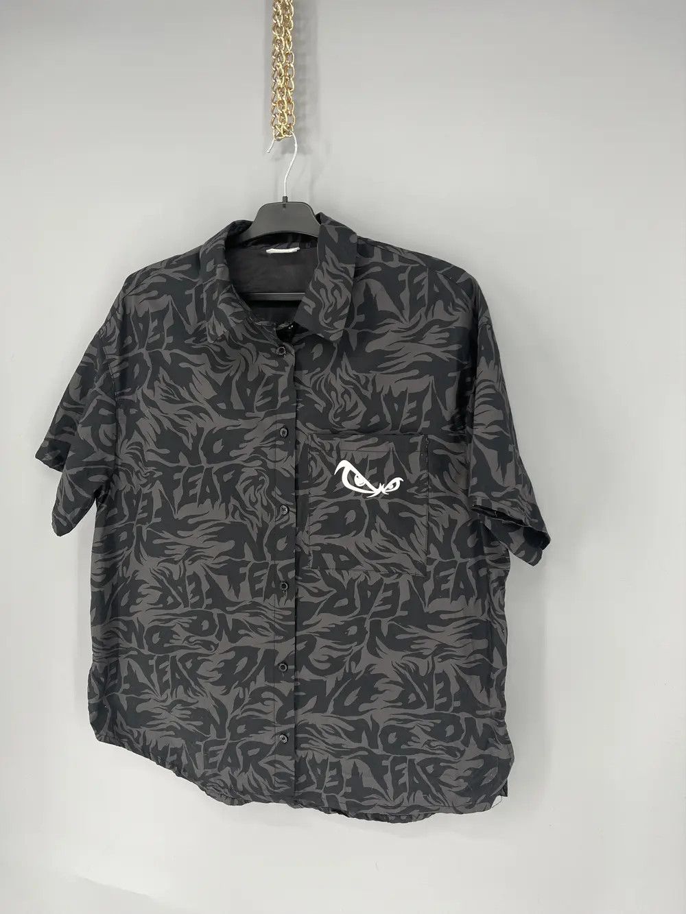 Japanese Brand VINTAGE 90s NO FEAR BIG LOGO SHIRT HIPHOP MONOGRAM Size US S / EU 44-46 / 1 - 3 Thumbnail