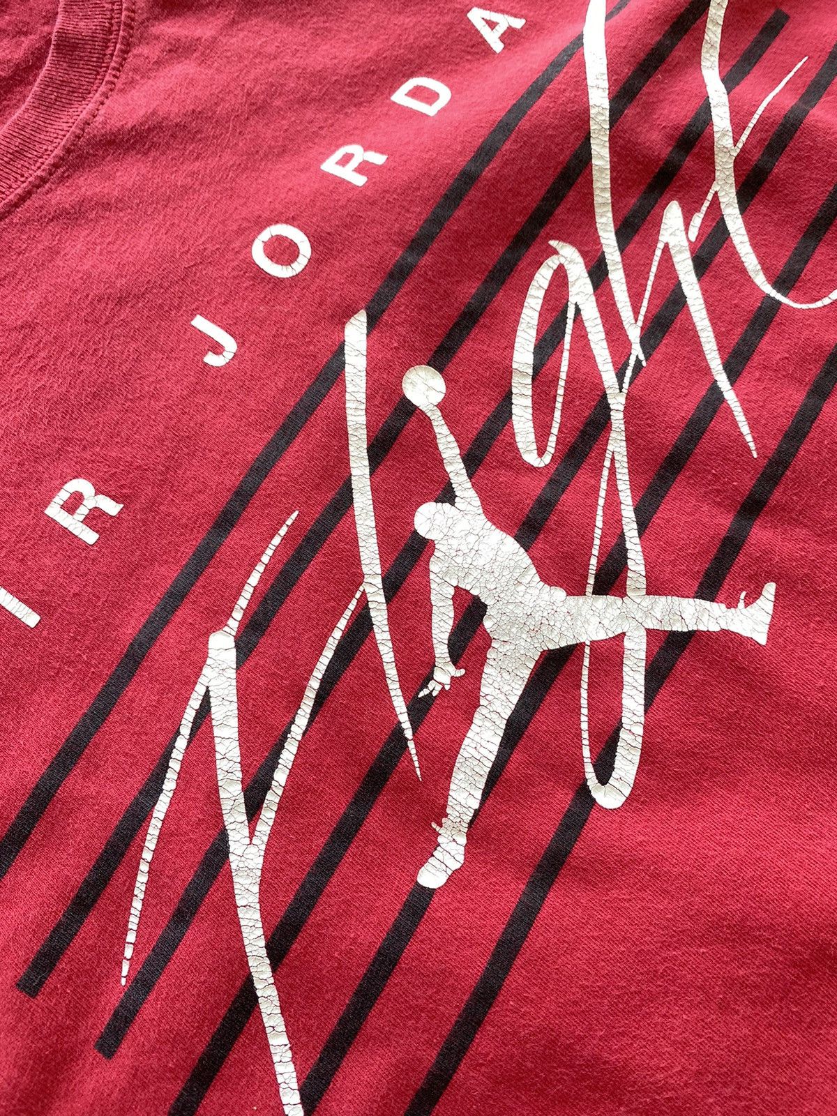 Jordan Brand × Vintage Air Jordan jumpman brand logo vintage t shirt Size US M / EU 48-50 / 2 - 5 Thumbnail
