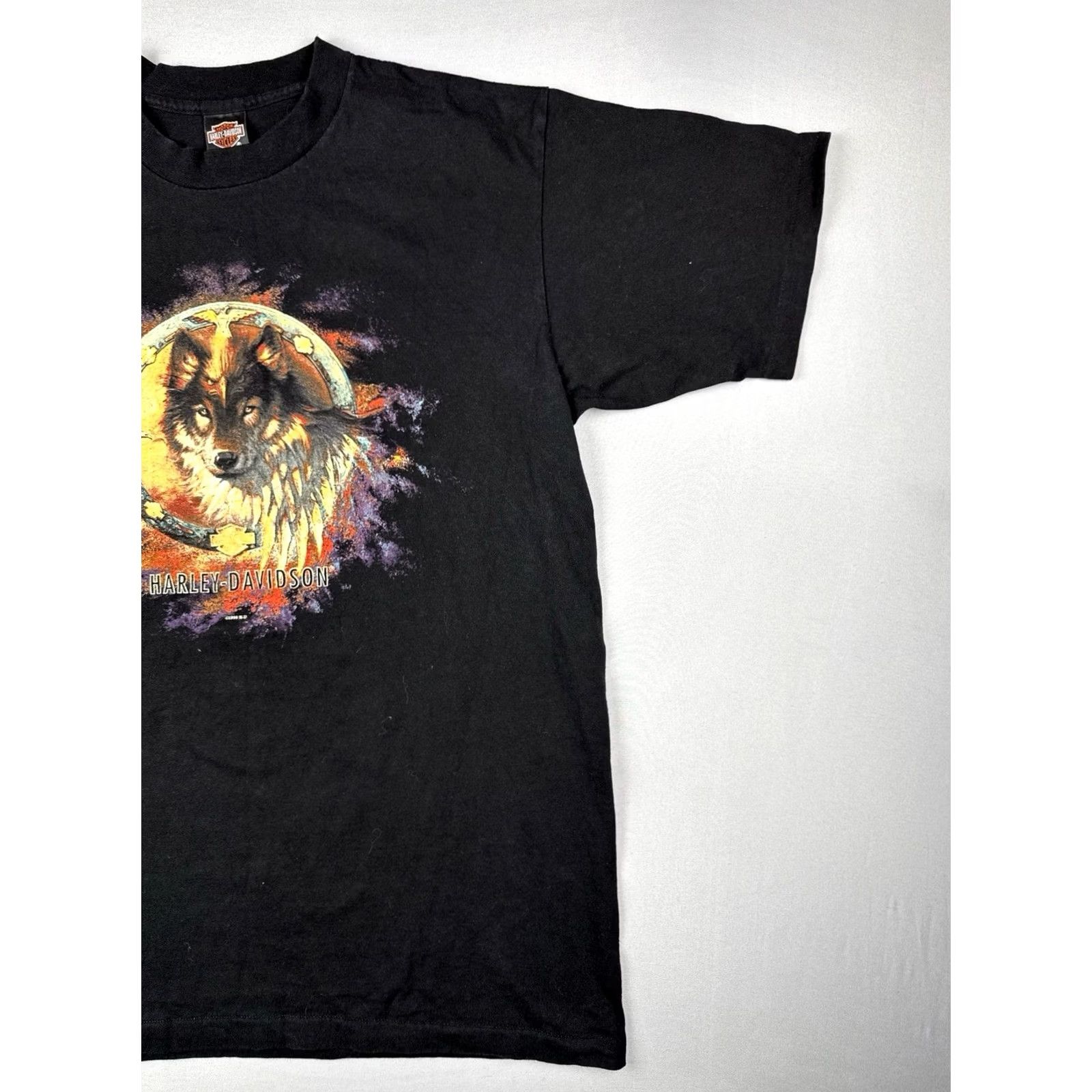 Harley Davidson VINTAGE Harley Davidson T Shirt 1996 Sturgis Black Hills Rally L Black USA Made Mens Size US L / EU 52-54 / 3 - 4 Thumbnail