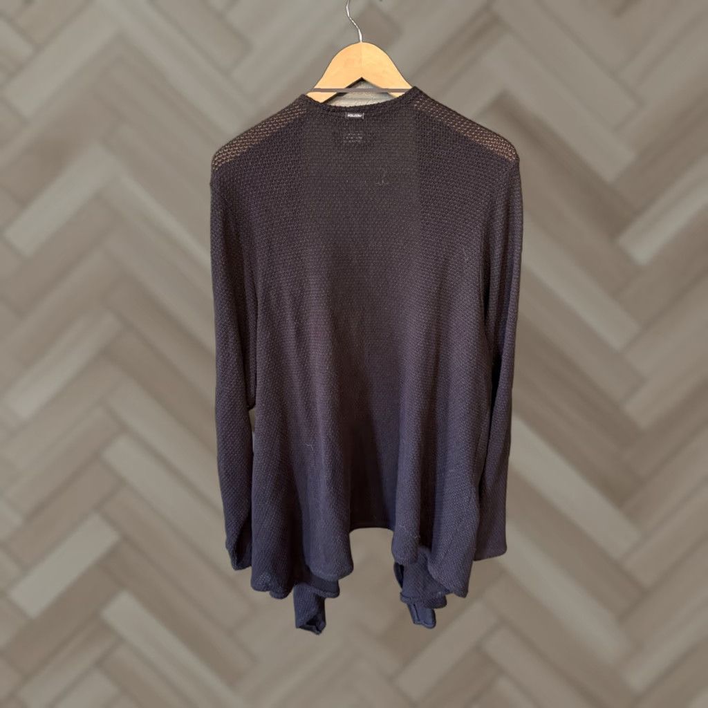 Volcom Volcom Cardigan Sweater Open Front Knit Black Long Sleeve Women 22W 20 Regular Size 22W Womens Black Cardigan Knit Open Front Volcom Size 3XL / US 20-22 - 1 Thumbnail