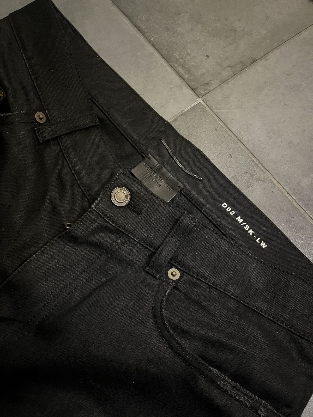 Saint Laurent Paris Saint Laurent Crash Denim Size US 31 - 3 Thumbnail