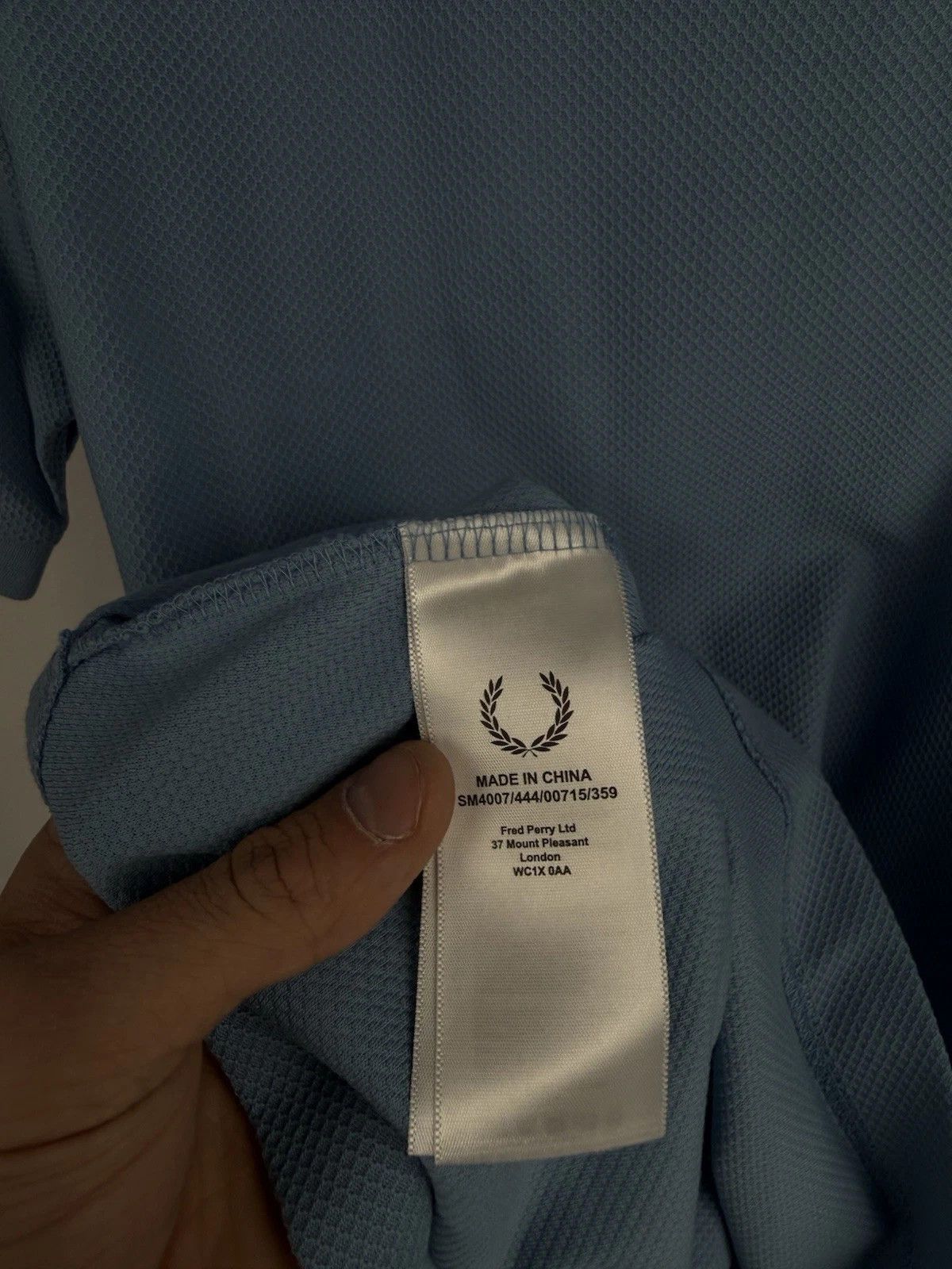 Fred Perry Designer Fred Perry x Miles Kane M Tee – Light Blue, Limited Size US S / EU 44-46 / 1 - 6 Thumbnail