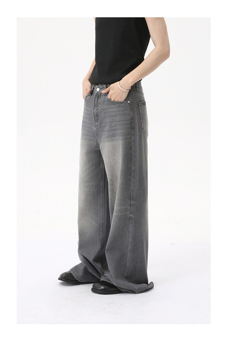 Japanese Brand Men's American Cleanfit Retro Wide-Leg Straight-Leg Jeans Size US 32 / EU 48 - 3 Thumbnail