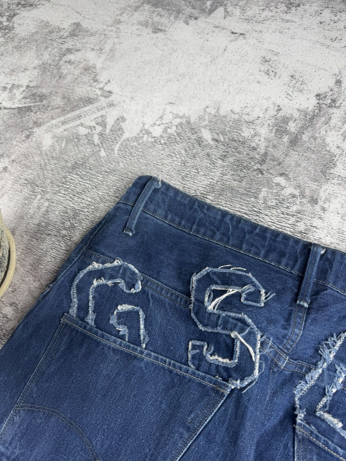 G-Star G-Star Loose Tapered Big Logo GS01 Embro Jeans Pants Bottoms Size US 36 / EU 52 - 7 Thumbnail