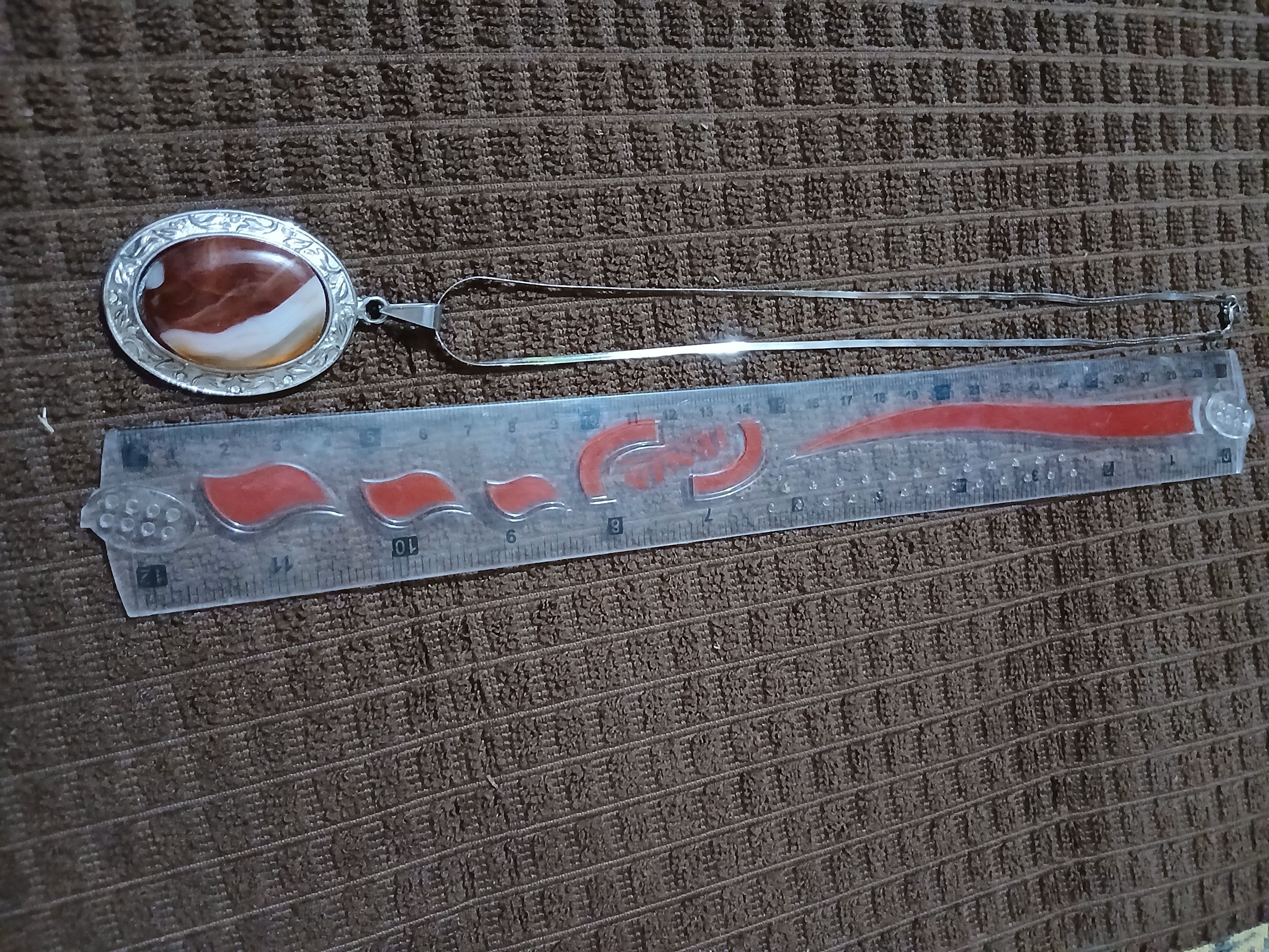 Other Red Agate Pendant Size ONE SIZE - 4 Thumbnail