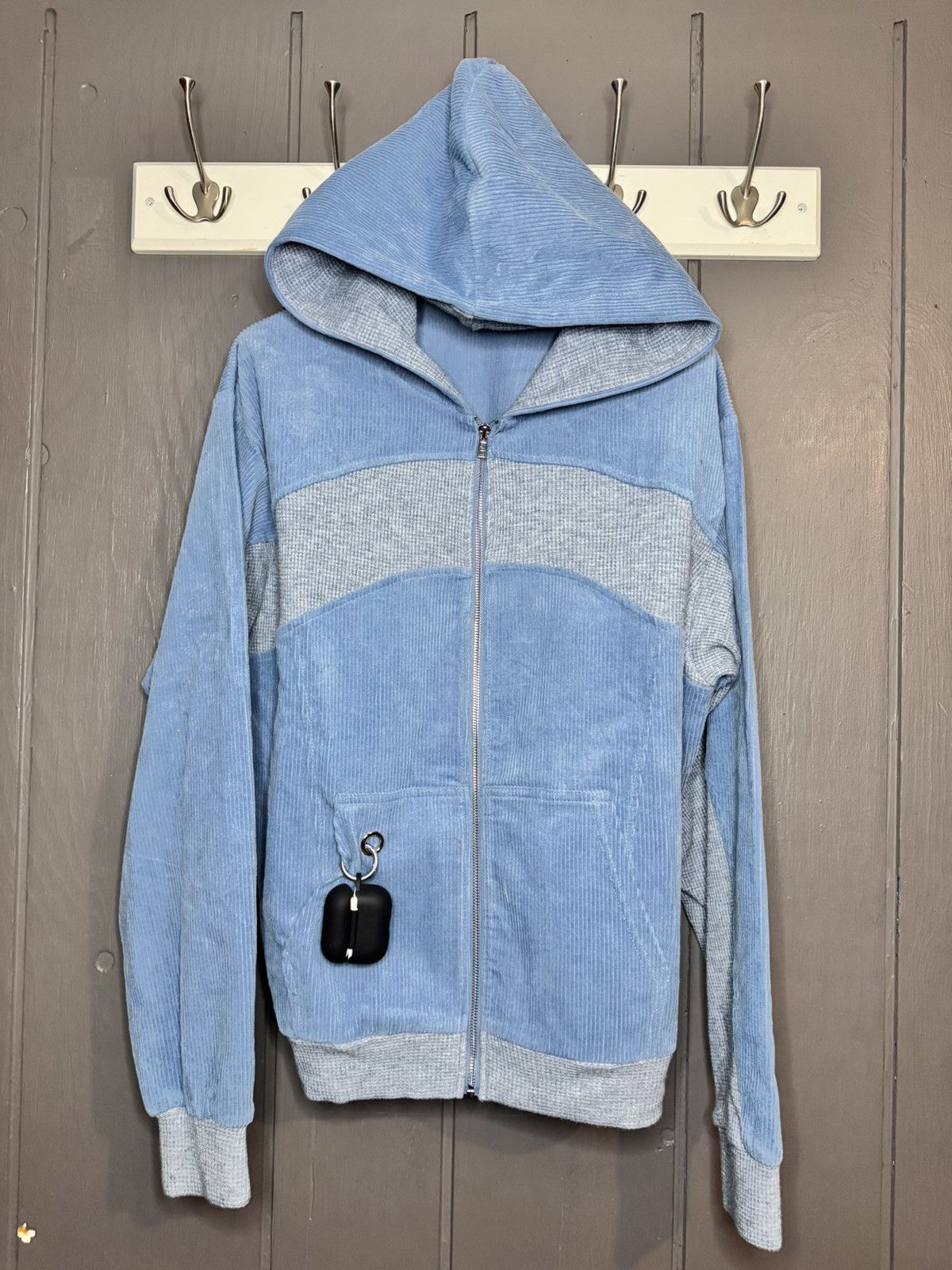 If Six Was Nine × Japanese Brand × Le Grande Bleu (L.G.B.) Rare keychain hole corduroy zip up thermal hybrid zip up Size US S / EU 44-46 / 1 - 1 Thumbnail