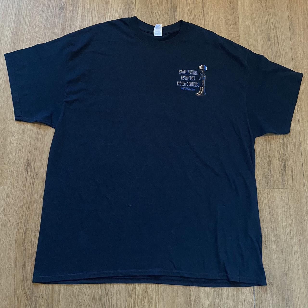 Gildan Navy military t-shirt with a cool design Size US XXL / EU 58 / 5 - 2 Thumbnail