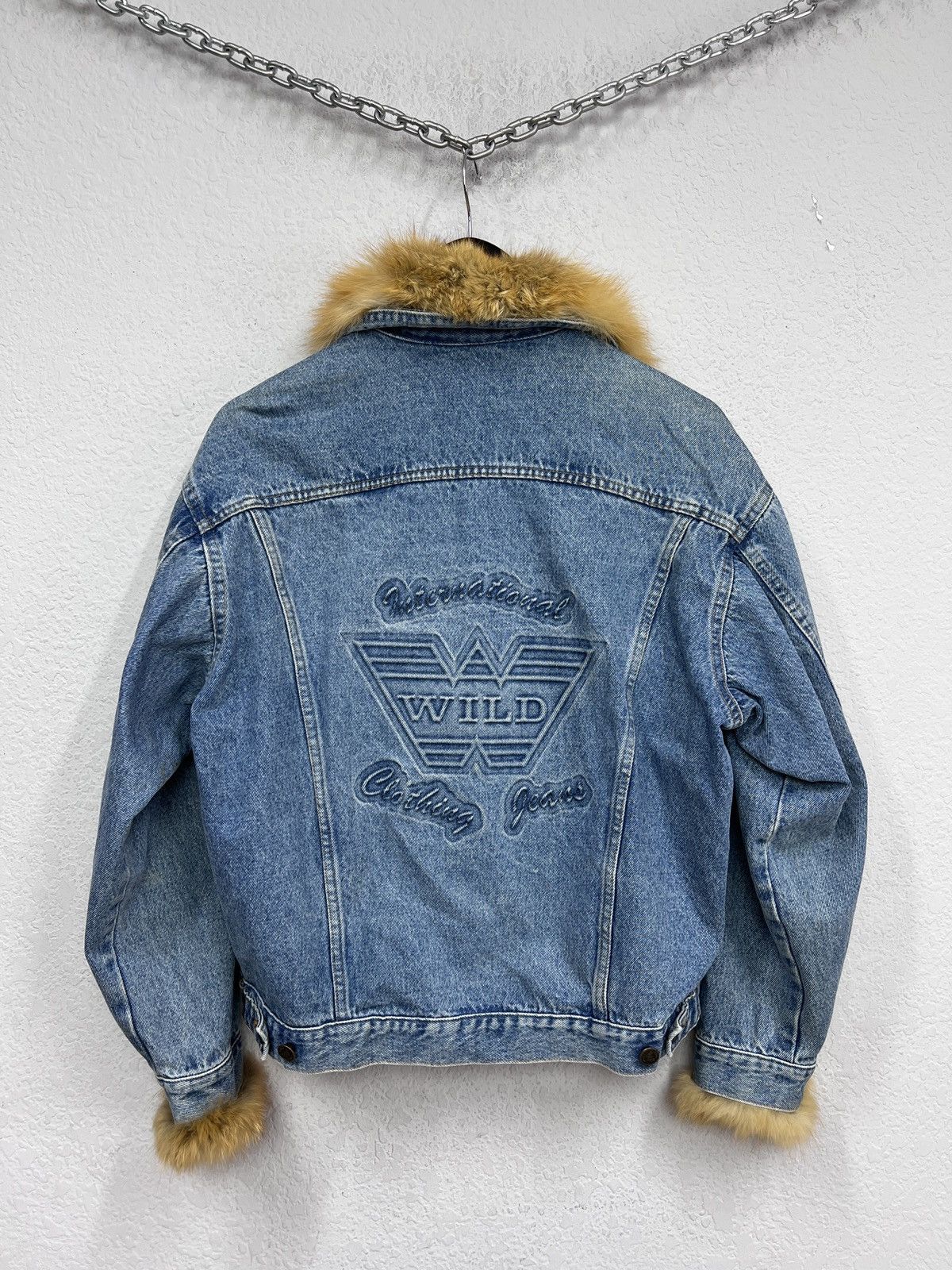 Le Grande Bleu (L.G.B.) Hysteric glamour style denim distressed trucker jacket y2k Size US M / EU 48-50 / 2 - 8 Thumbnail