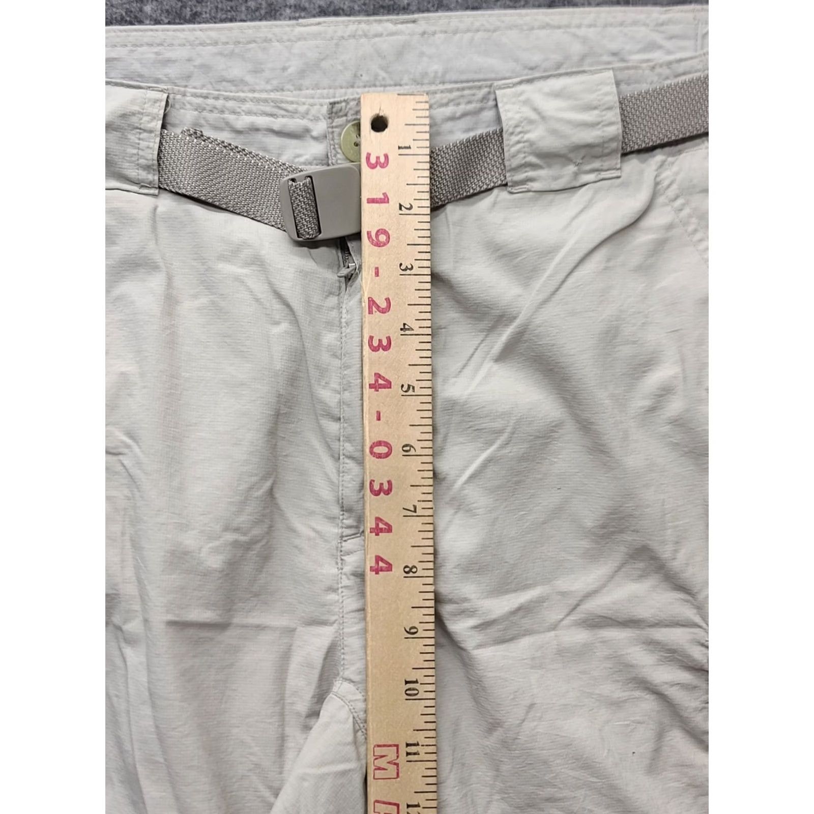 Vintage Columbia Pants Mens M 32x31 Omni Dry Convertible Cargo Pocket Beige Nylon Regular Fit Pants Size US 31 - 5 Thumbnail