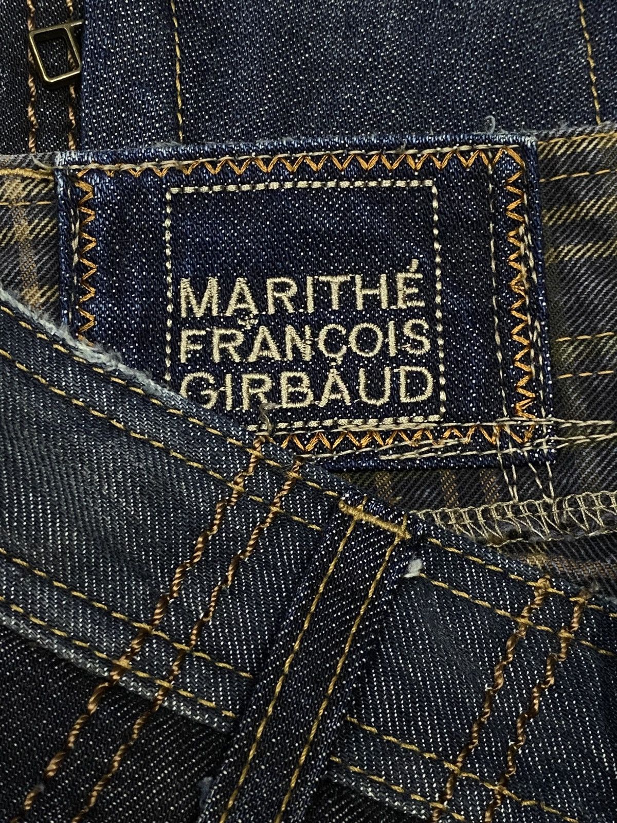 Marithe + Francois Girbaud Marithe Francois Girbaud Spiral Cut Denim Pants Size 28" / US 6 / IT 42 - 16 Thumbnail