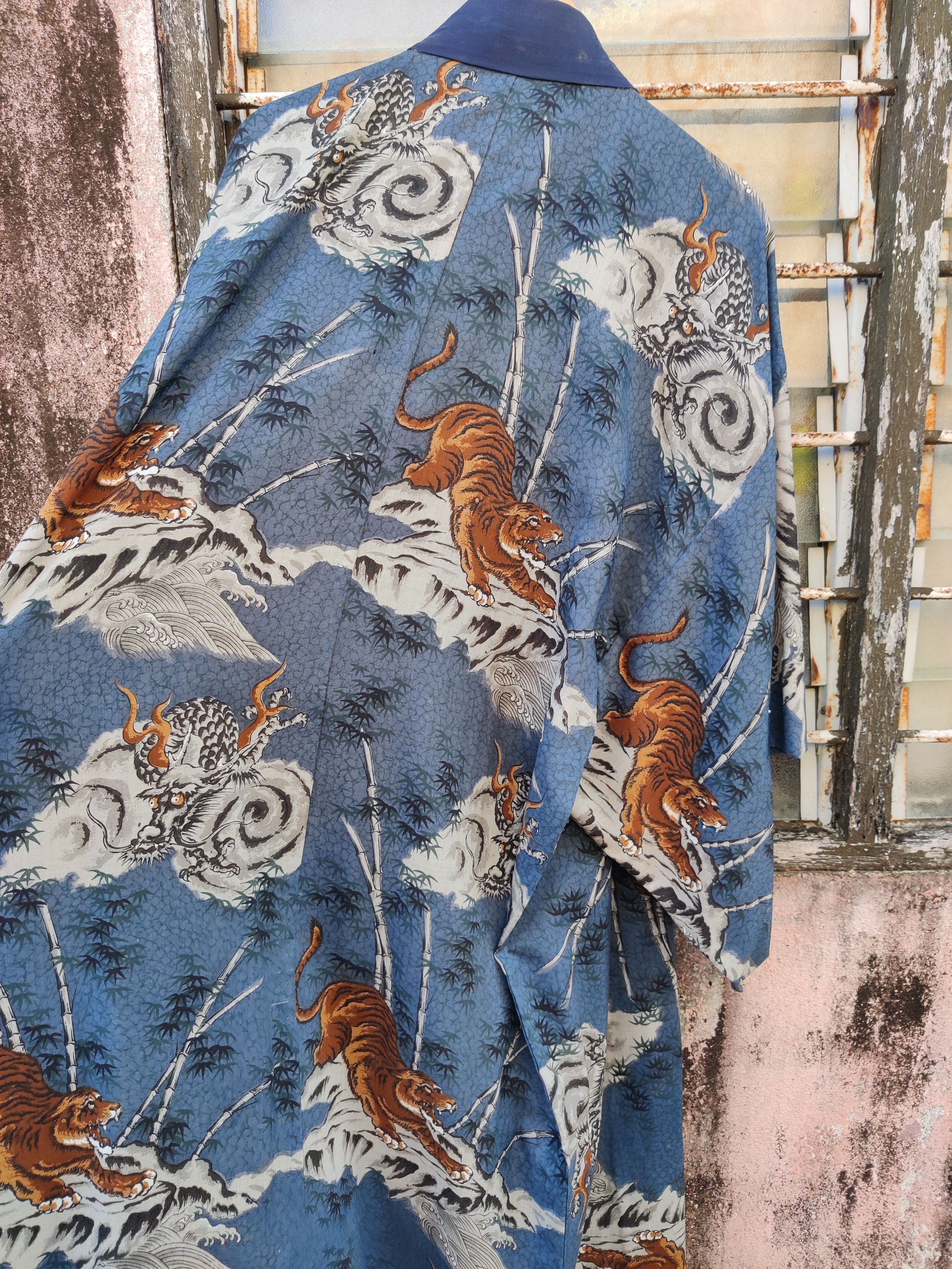 Japanese Brand 🔥Offer Me🔥 Vintage Japanese Tiger OVP Kimono Jacket Size US XL / EU 56 / 4 - 7 Thumbnail