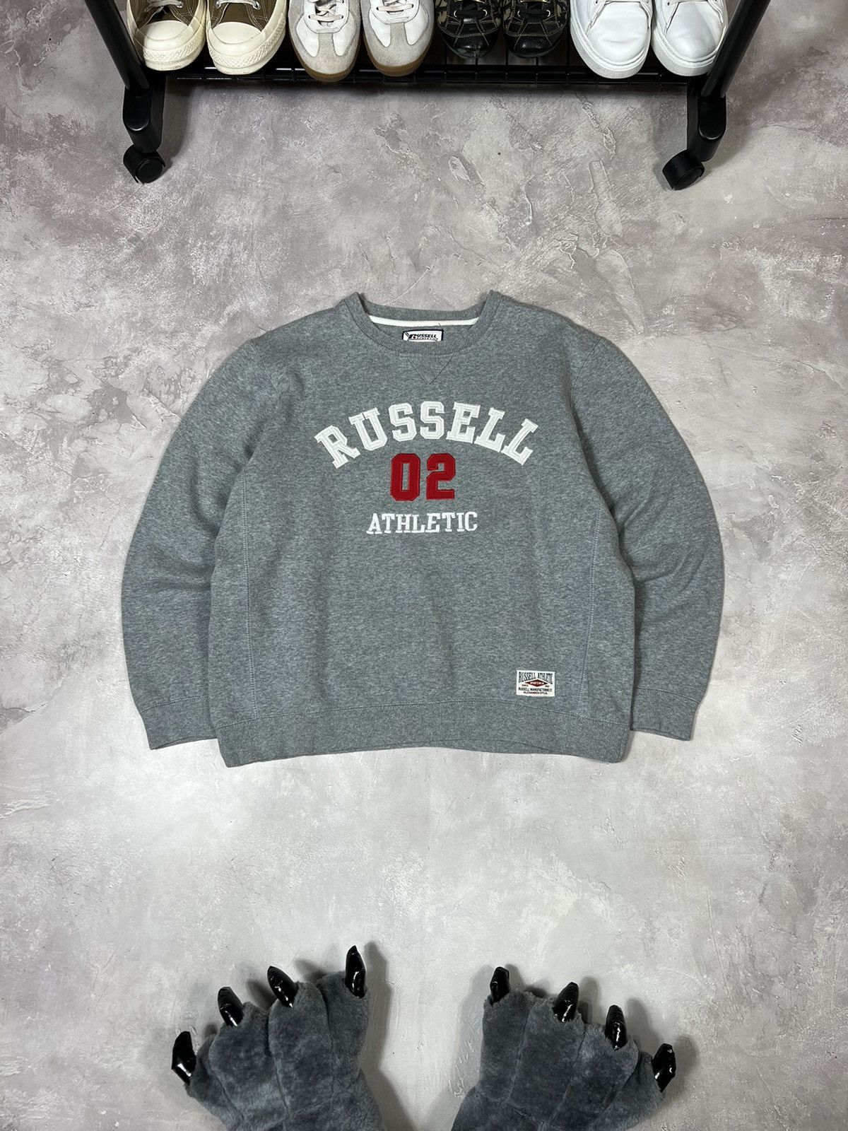 Russell Athletic Vintage Russel Athletic Baggy Y2k Sweatshirt Size M / US 6-8 / IT 42-44 - 1 Thumbnail