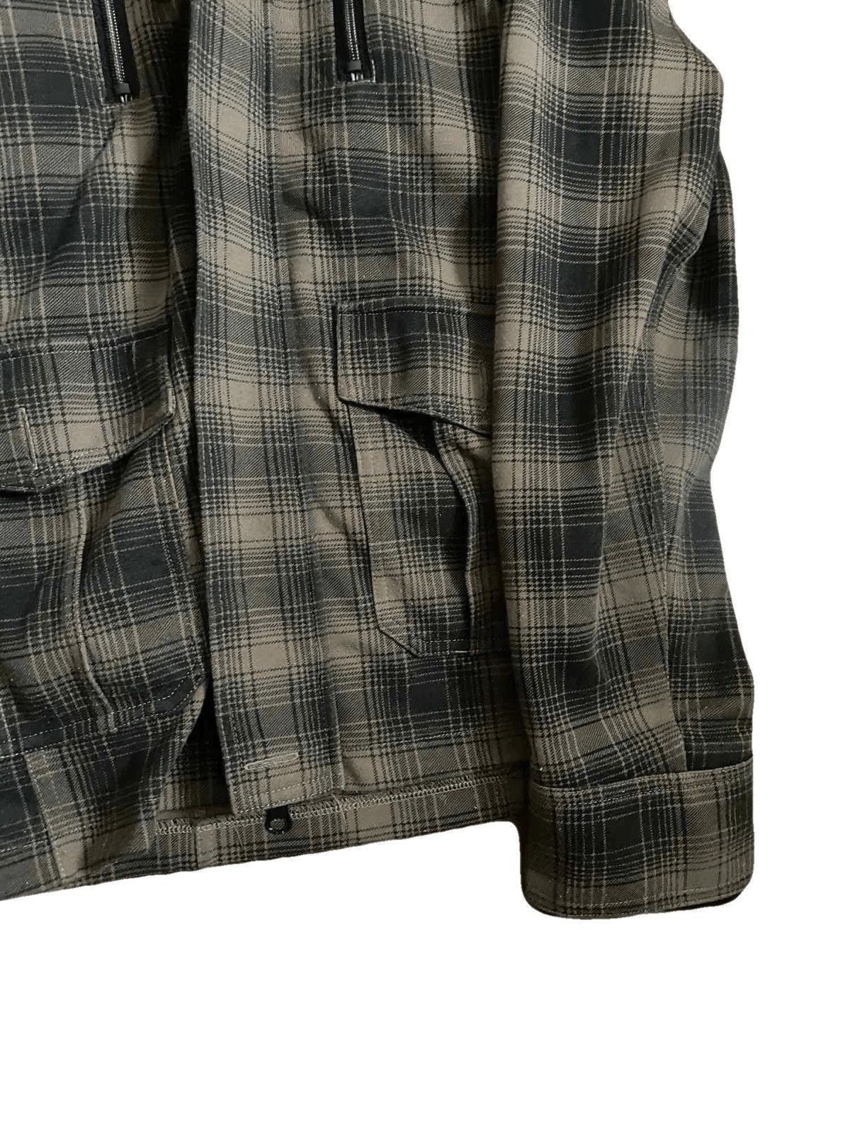 Japanese Brand 2000s Japanese archive multi zip plaid jacket Size US S / EU 44-46 / 1 - 6 Thumbnail
