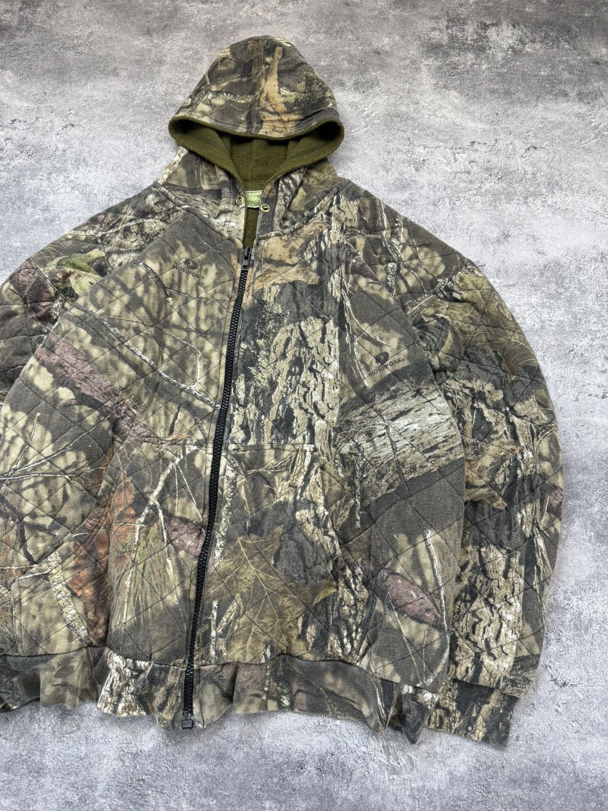 Realtree Crazy Vintage 90s Boxy RealTree Y2K Camo Work Jacket Skater Size US XL / EU 56 / 4 - 4 Thumbnail