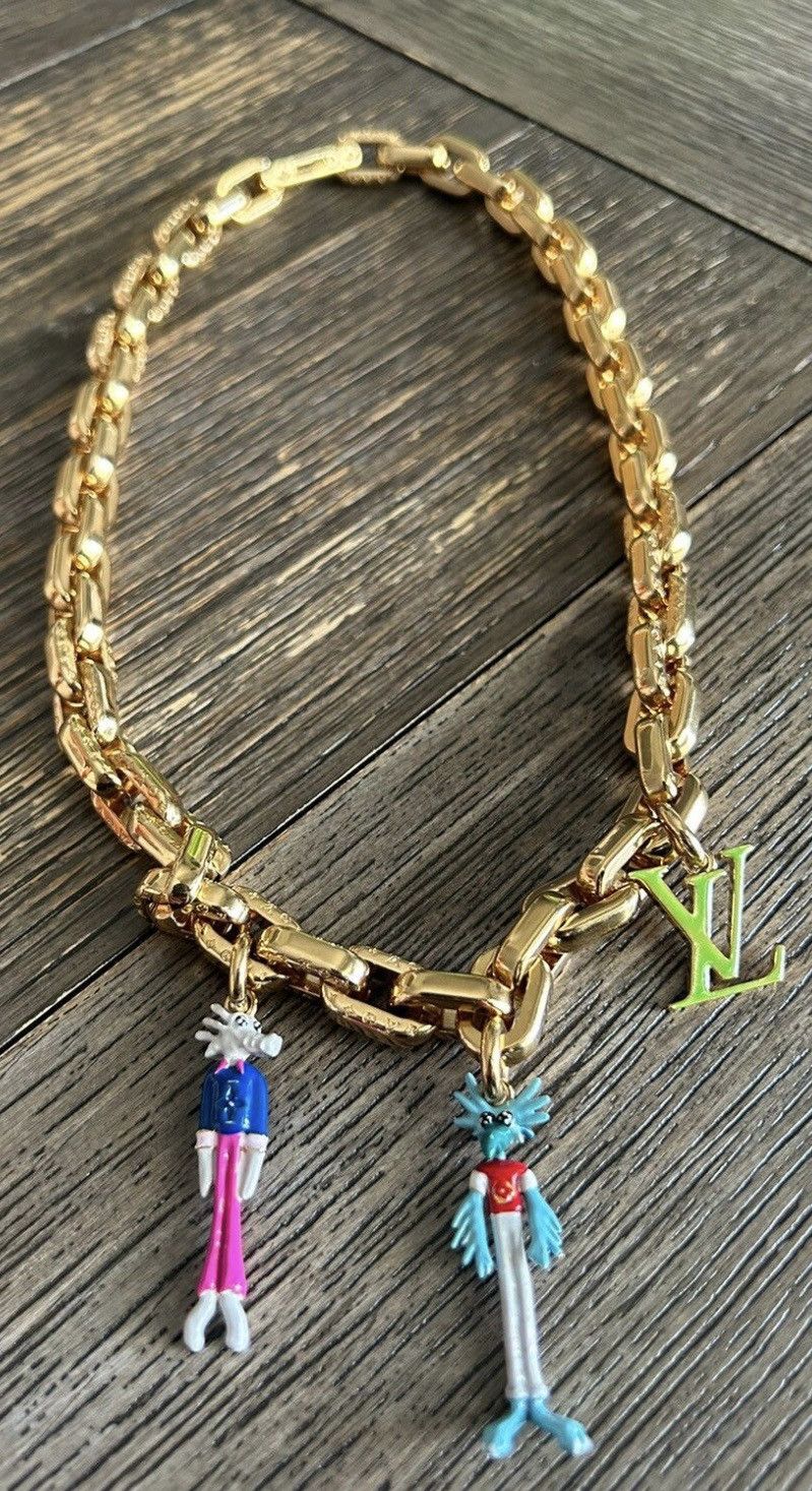 Louis Vuitton LOUIS VUITTON LV Virgil Friends Necklace MP2925 Size ONE SIZE - 6 Thumbnail