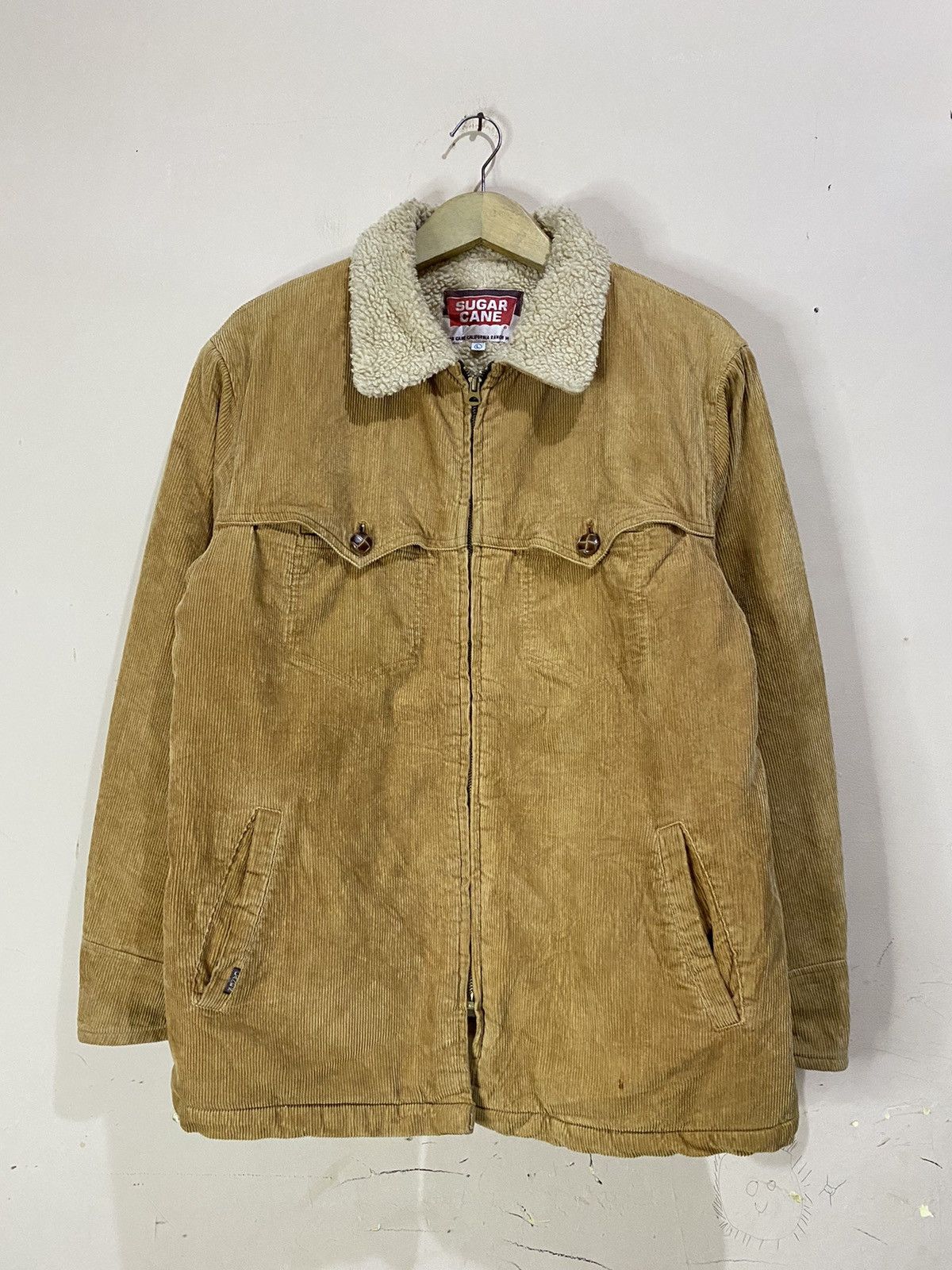 Japanese Brand × Sugar Cane Vtg Sugar Cane Ranch Wear Corduroy Sherpa Jacket Size US L / EU 52-54 / 3 - 1 Thumbnail