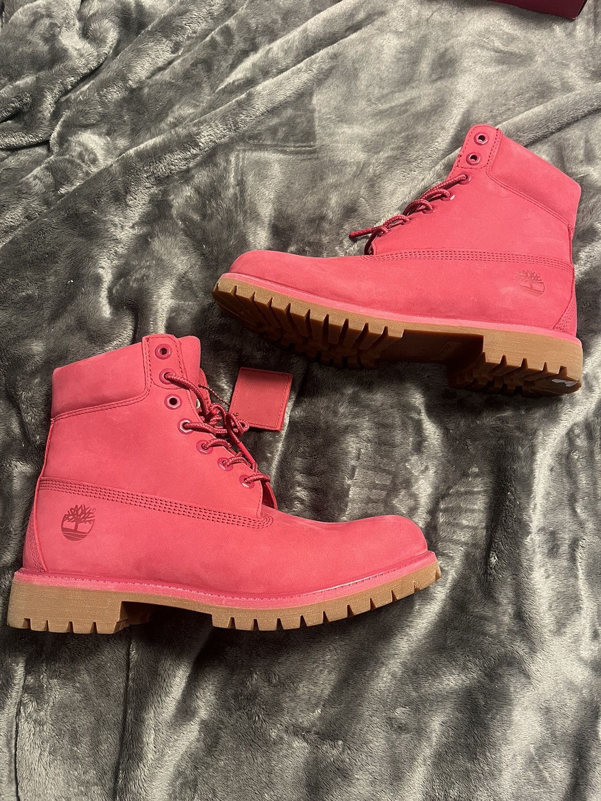 Timberland Pink Timbs Size US 9 / IT 39 - 1 Thumbnail
