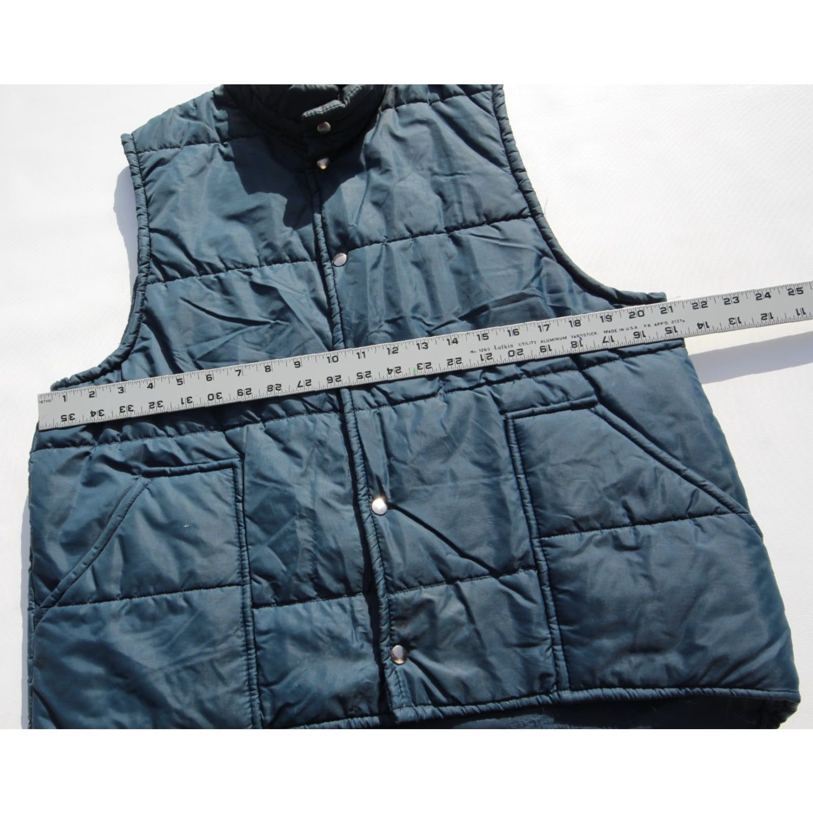 Dunbrooke VINTAGE Dunbrooke Puffer Vest Navy Blue L Men Outdoor Snap Button Nylon Vest Size US L / EU 52-54 / 3 - 5 Thumbnail