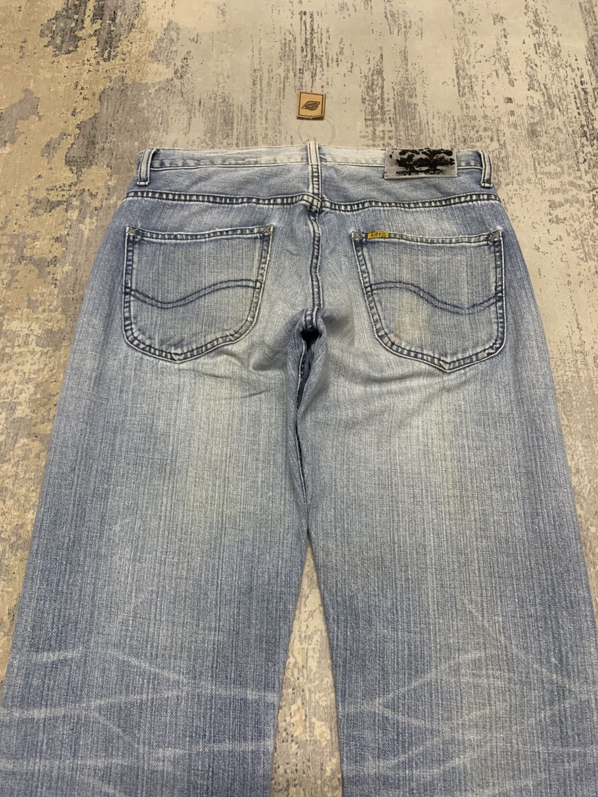 Japanese Brand Vintage Lee Rusty Distressed Regular Straight Jeans Size US 32 / EU 48 - 9 Thumbnail
