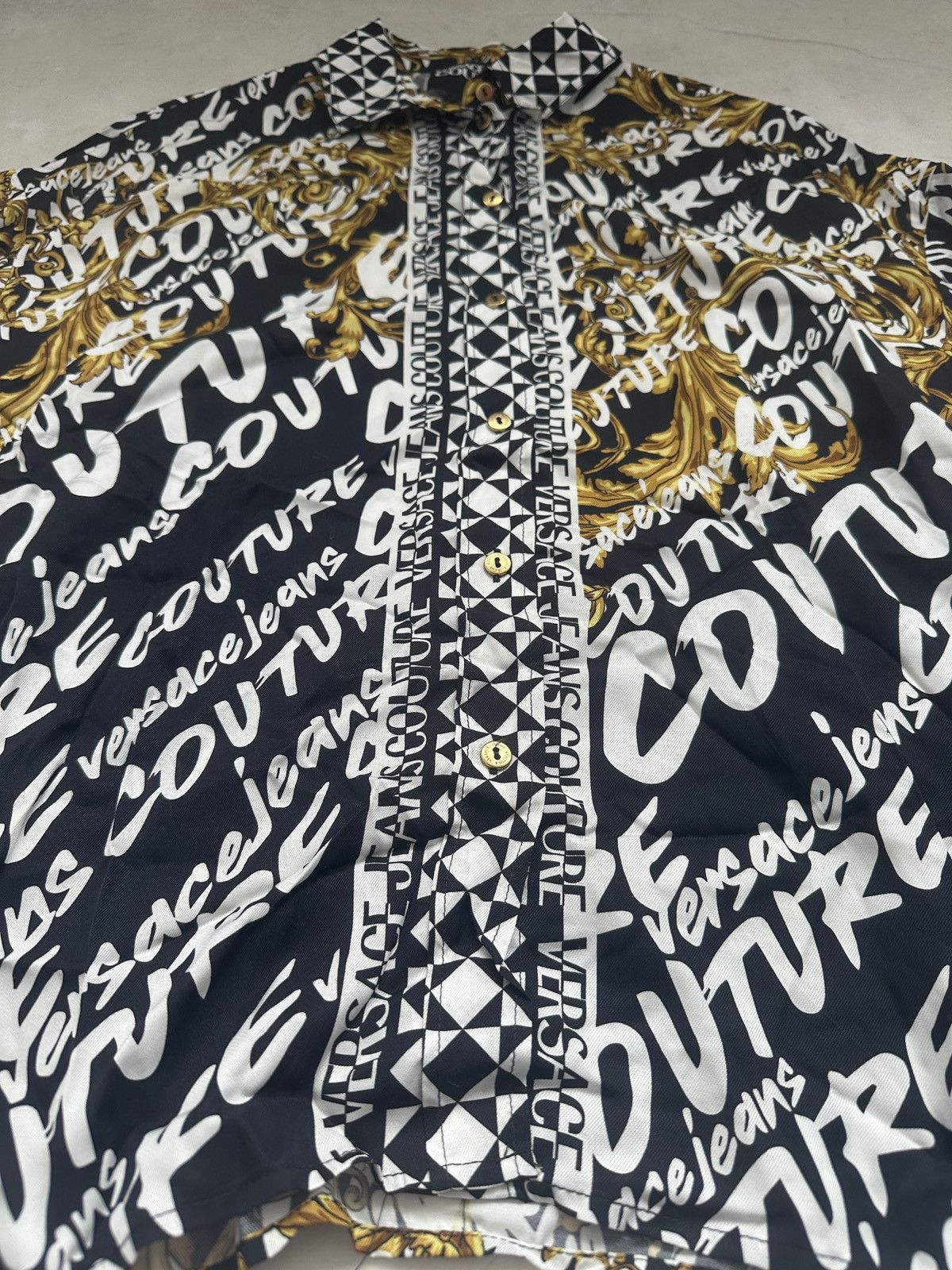 Versace × Versace Jeans Couture Versace Jeans Couture viscose all over print shirt with tags Size M / US 6-8 / IT 42-44 - 5 Thumbnail