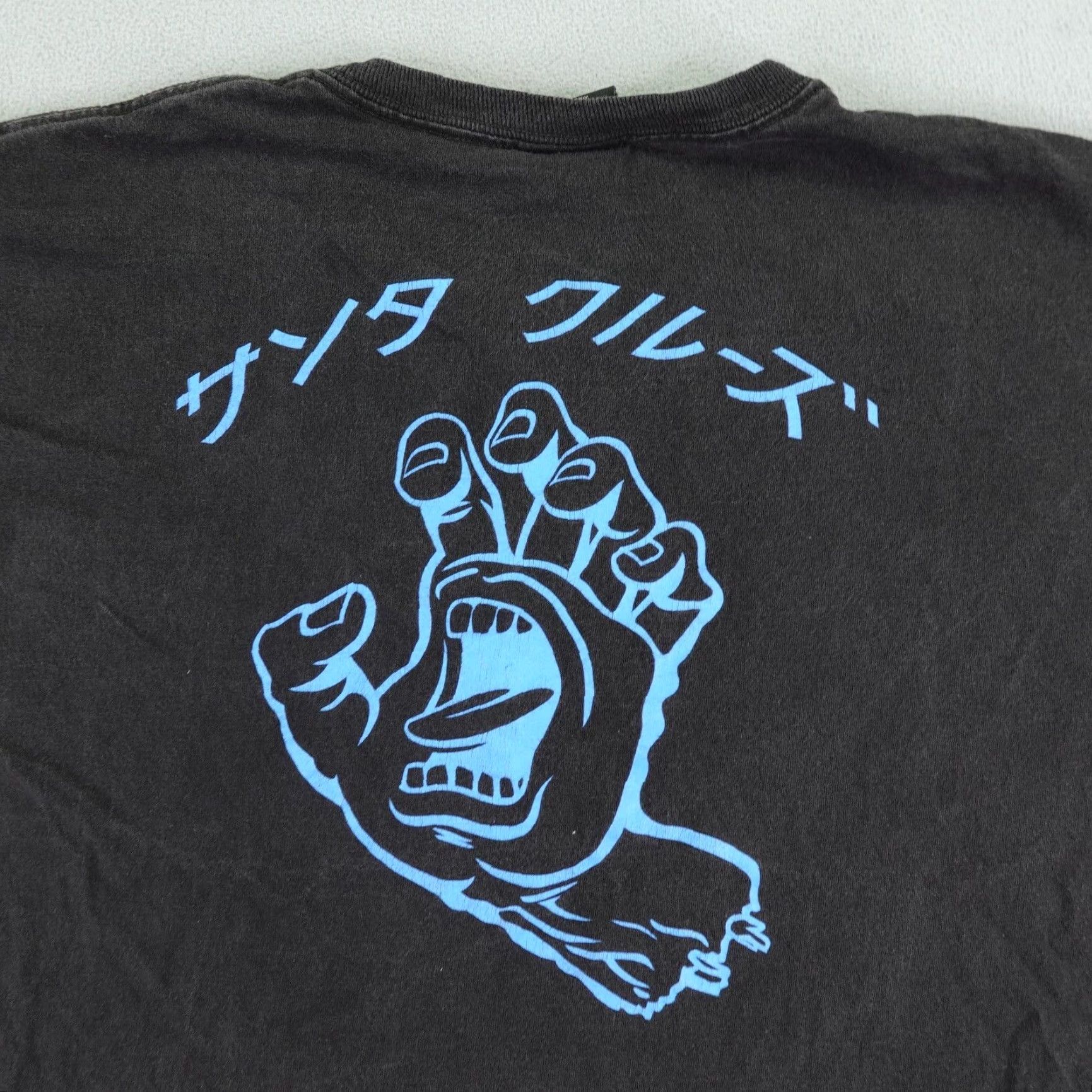 Vintage VINTAGE Santa Cruz Shirt Mens Medium Blue Graphic Print Crew Neck T-Shirt Beach Outdoor 90s Mens M Blue Santa Cruz Logo Regular Fit Size US M / EU 48-50 / 2 - 5 Thumbnail