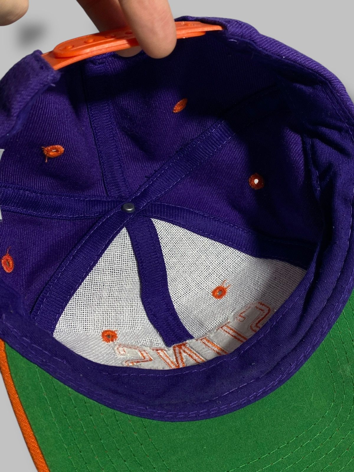 NBA Vintage 90s Phoenix Suns Signatures Rare Snapback Cap USA Size ONE SIZE - 10 Thumbnail