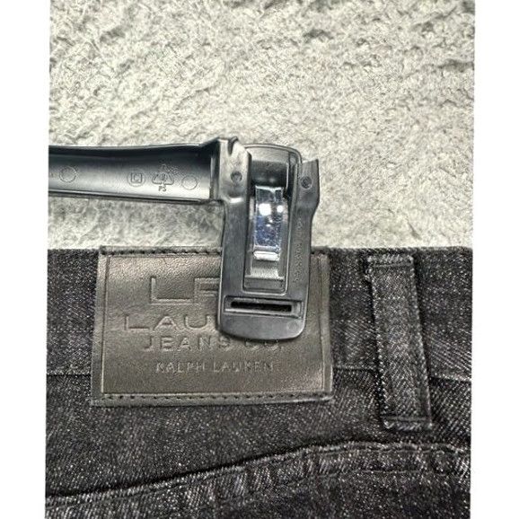 Ralph Lauren Lauren Ralph Lauren Jeans Womens 4 Black Dark Wash Straight Mid-Rise Denim Pants Size 27" / US 4 / IT 40 - 5 Thumbnail