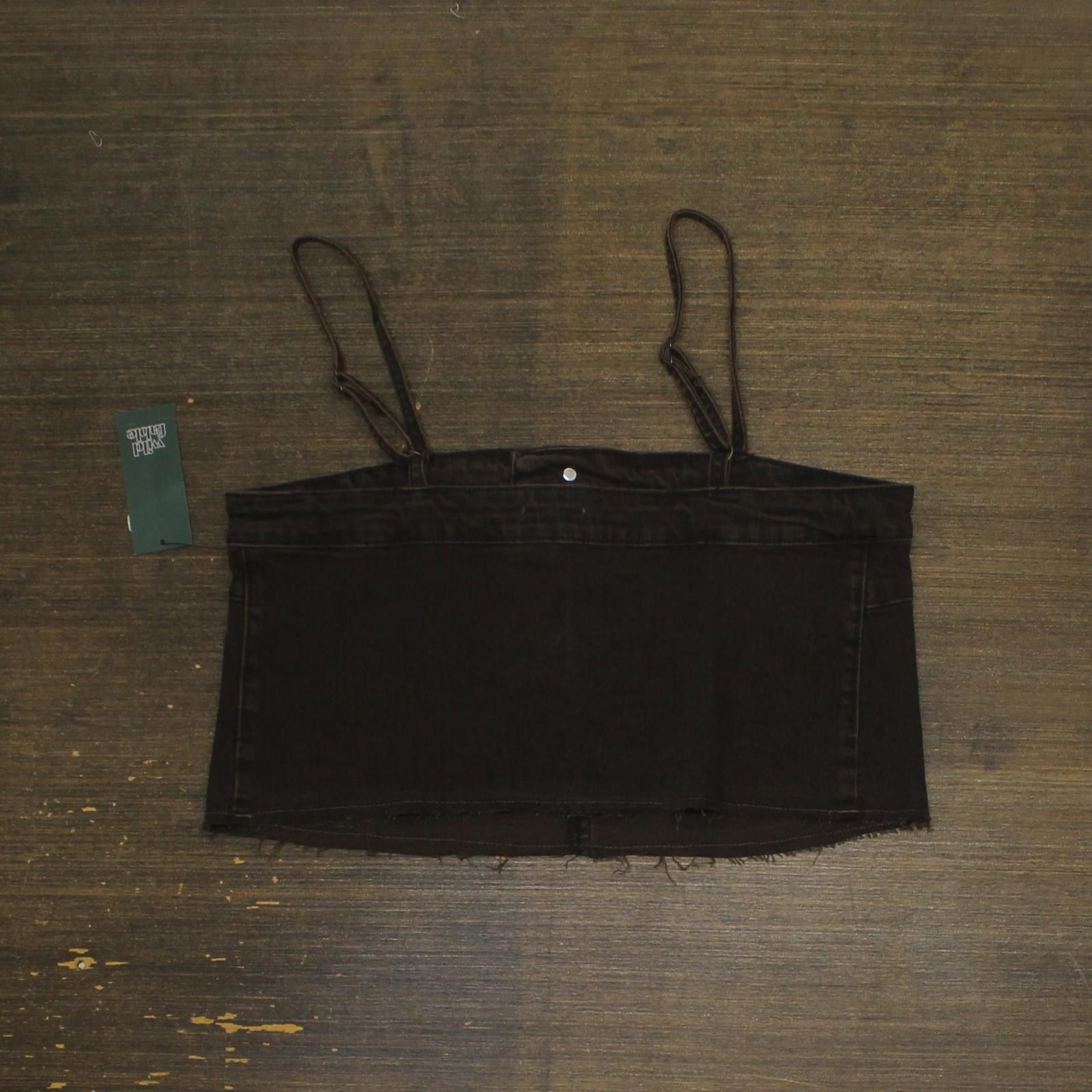 Other Nwt Wild Fable Cropped Denim Tank Top 90632768 Brown M Size M / US 6-8 / IT 42-44 - 2 Thumbnail