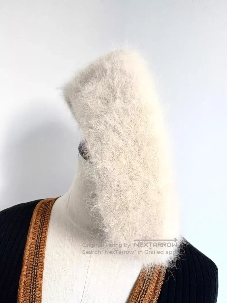 Vivienne Westwood Vivienne Westwood White Long Pile Saturn Embroidered Beret Size ONE SIZE - 5 Thumbnail