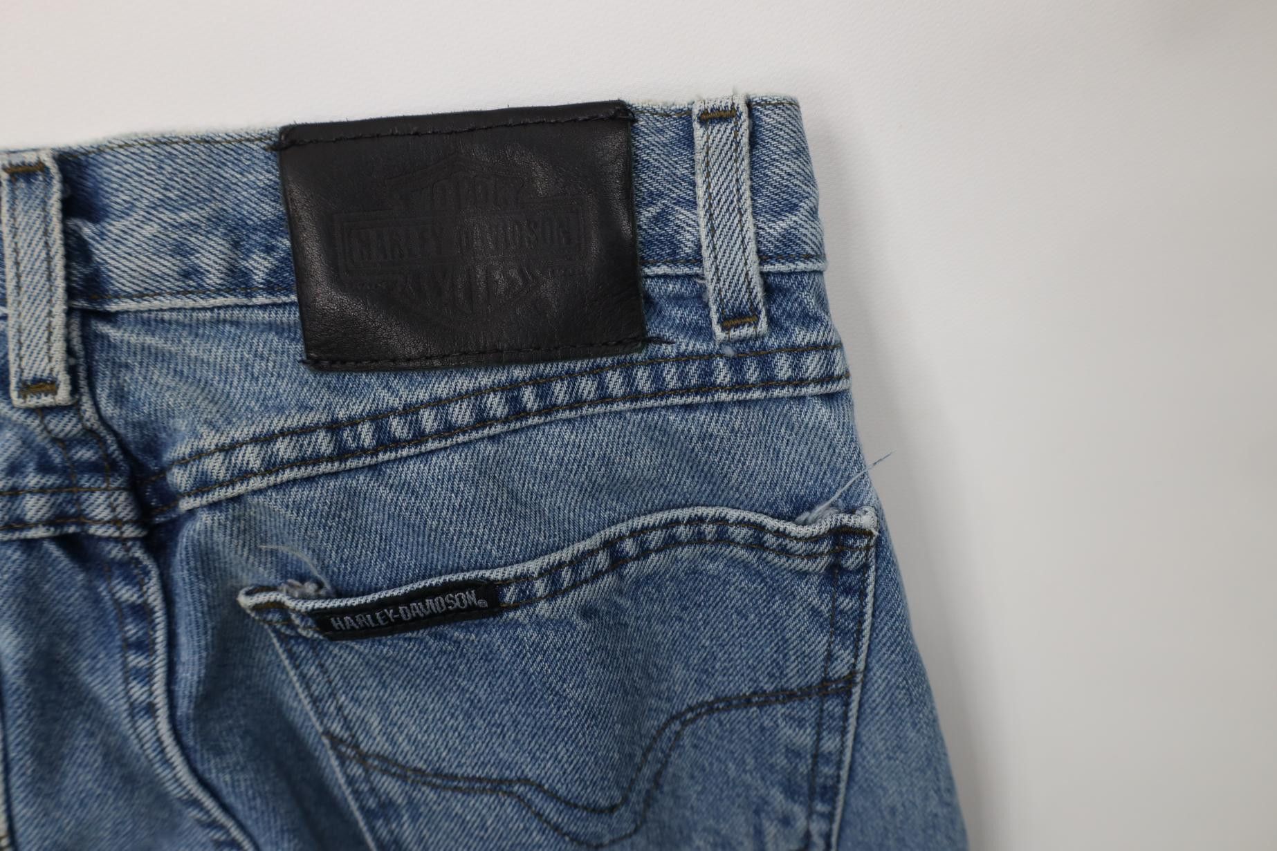 Harley Davidson Vintage Y2K 2003 Harley Davidson Straight Leg Denim Jeans Size US 30 / EU 46 - 17 Thumbnail