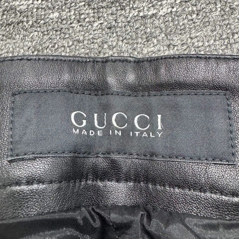 Gucci Gucci Black sheepskin casual pants Size US 30 / EU 46 - 2 Thumbnail