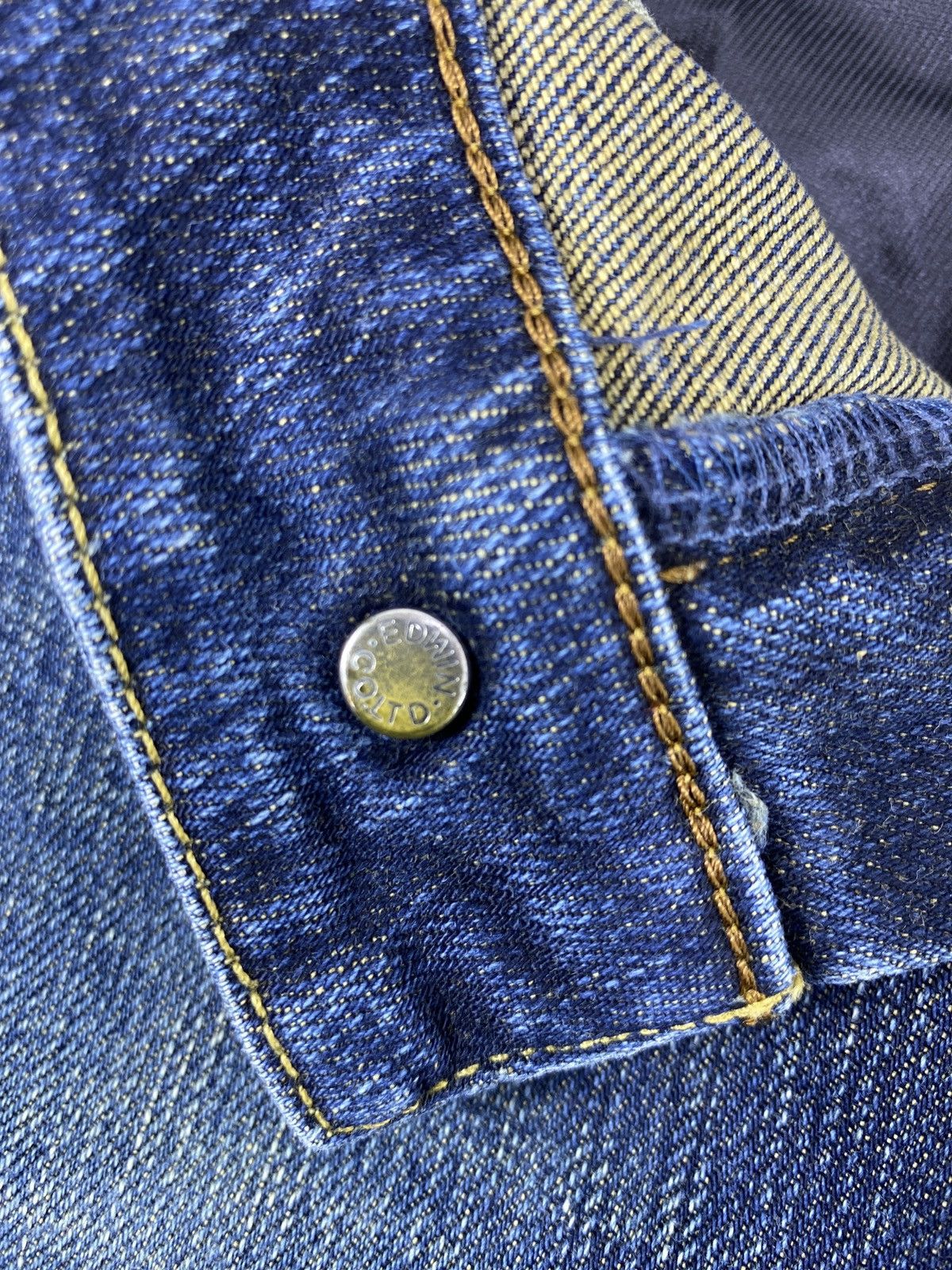 Edwin × Jean × Vintage Miss Edwin Blue Wash Flare Jeans - J986 Size 26" / US 2 / IT 38 - 7 Thumbnail
