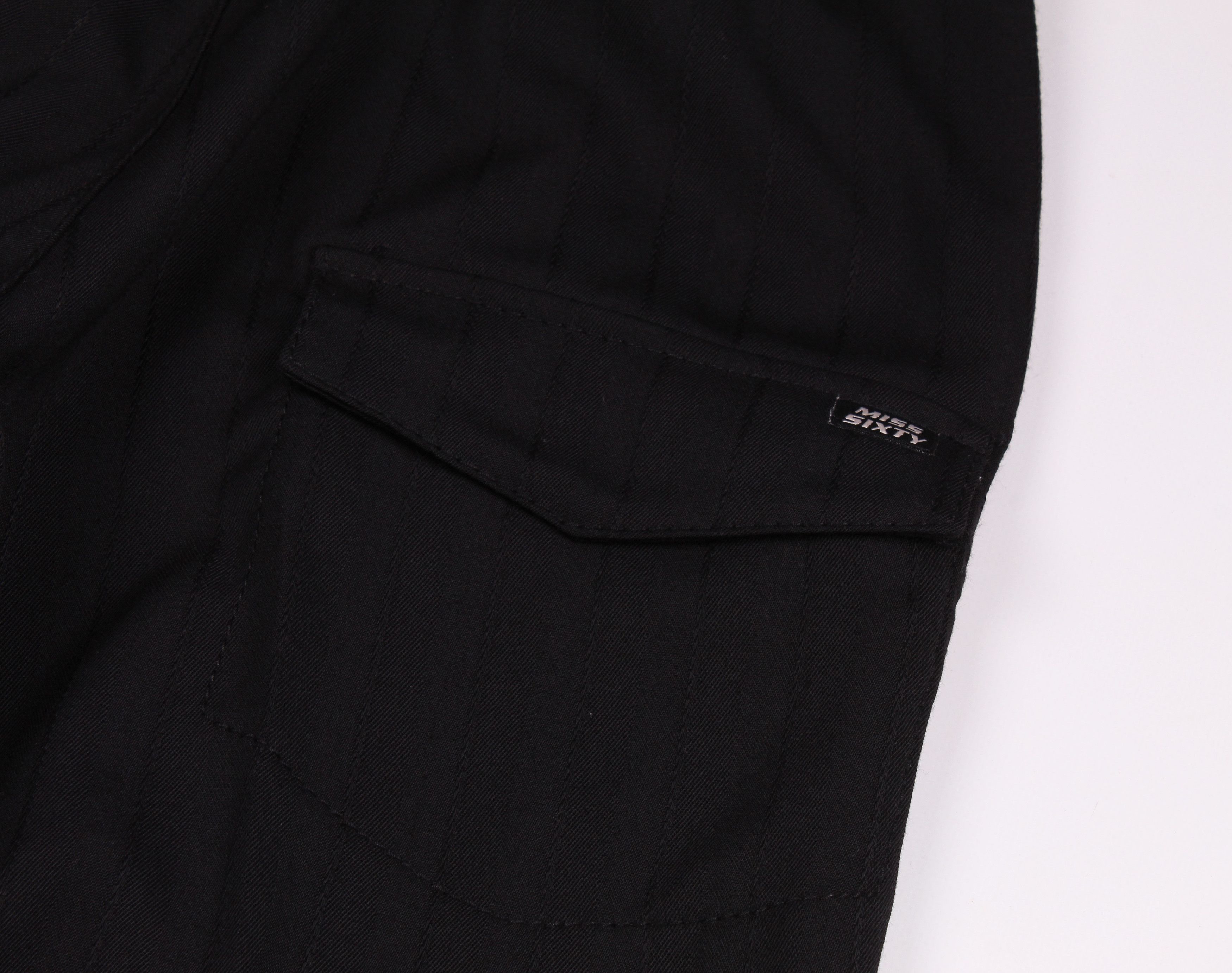 Miss Sixty × Vintage Vintage Miss Sixty Luxury Y2K Striped Fit Flared Trousers Size 30" / US 8 / IT 44 - 7 Thumbnail