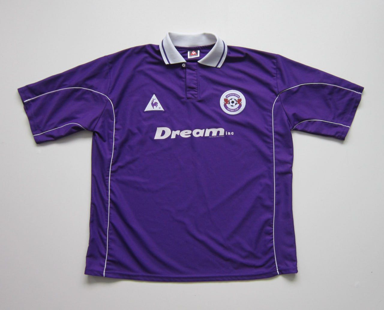 Le Coq Sportif Harchester United 2000-2001 Soccer Jersey TV Serial Vintage Size US XL / EU 56 / 4 - 1 Thumbnail