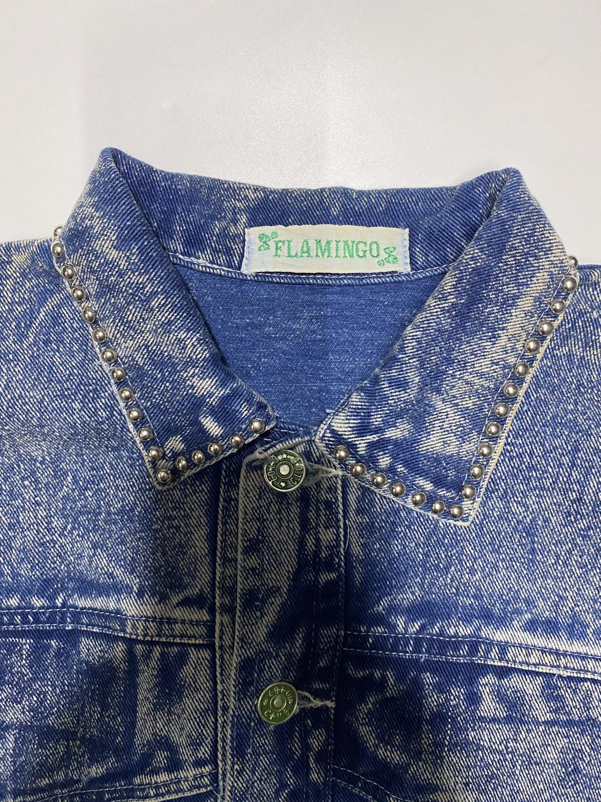 Vintage vintage Tony Alamo Hollywood denim jacket from the 1980s Size US XL / EU 56 / 4 - 7 Thumbnail