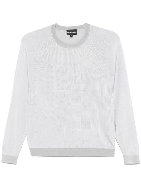 Emporio Armani EMPORIO ARMANI Women Sweater EW000954 AF15111M0001 White Size L / US 10 / IT 46 - 1 Thumbnail