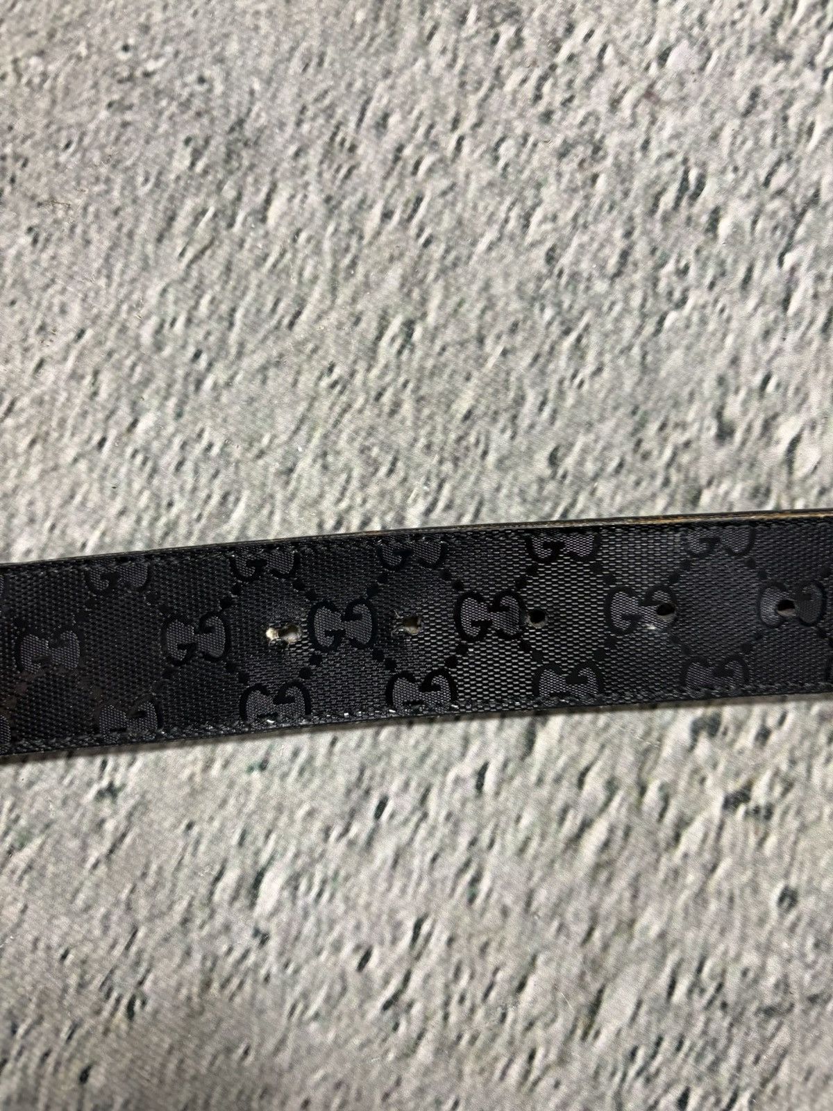 Gucci Gucci belt black big buckle double G monogram Size 32 - 6 Thumbnail