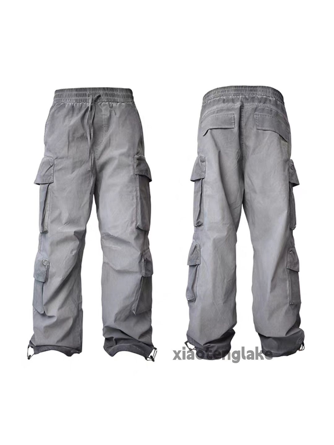 Vintage xtl utility skate hiphop loose baggy hiphop Stain pants Size US 32 / EU 48 - 5 Thumbnail