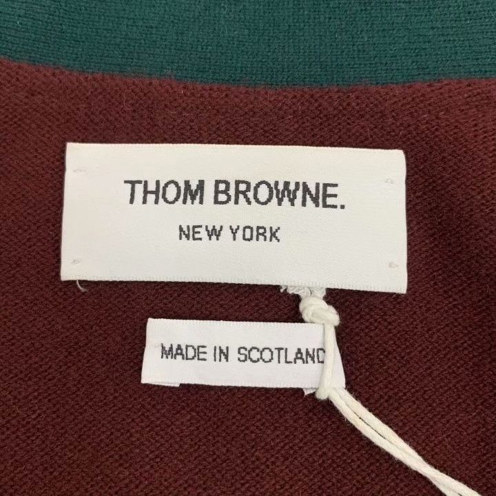 Thom Browne Thom Browne Colorblock Four-Bar Cashmere Sweater Size US M / EU 48-50 / 2 - 5 Thumbnail