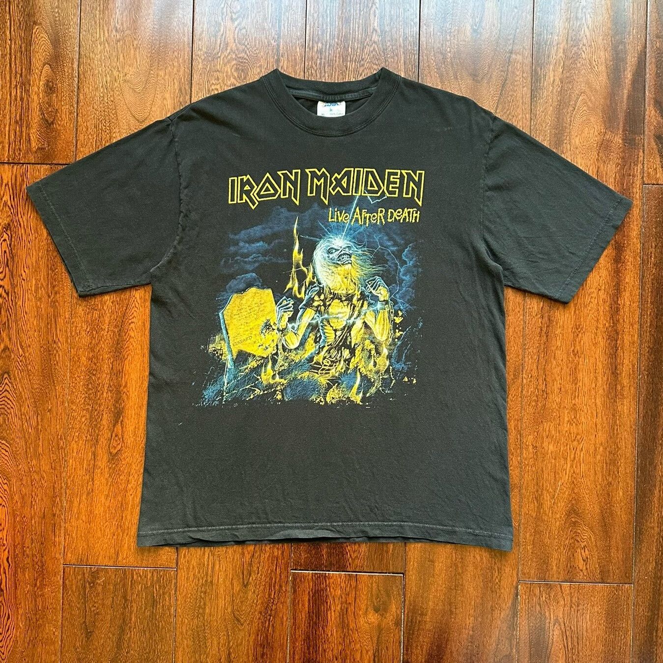 Vintage Vintage Iron Maiden 90s Boxy Top Size US XXL / EU 58 / 5 - 1 Thumbnail