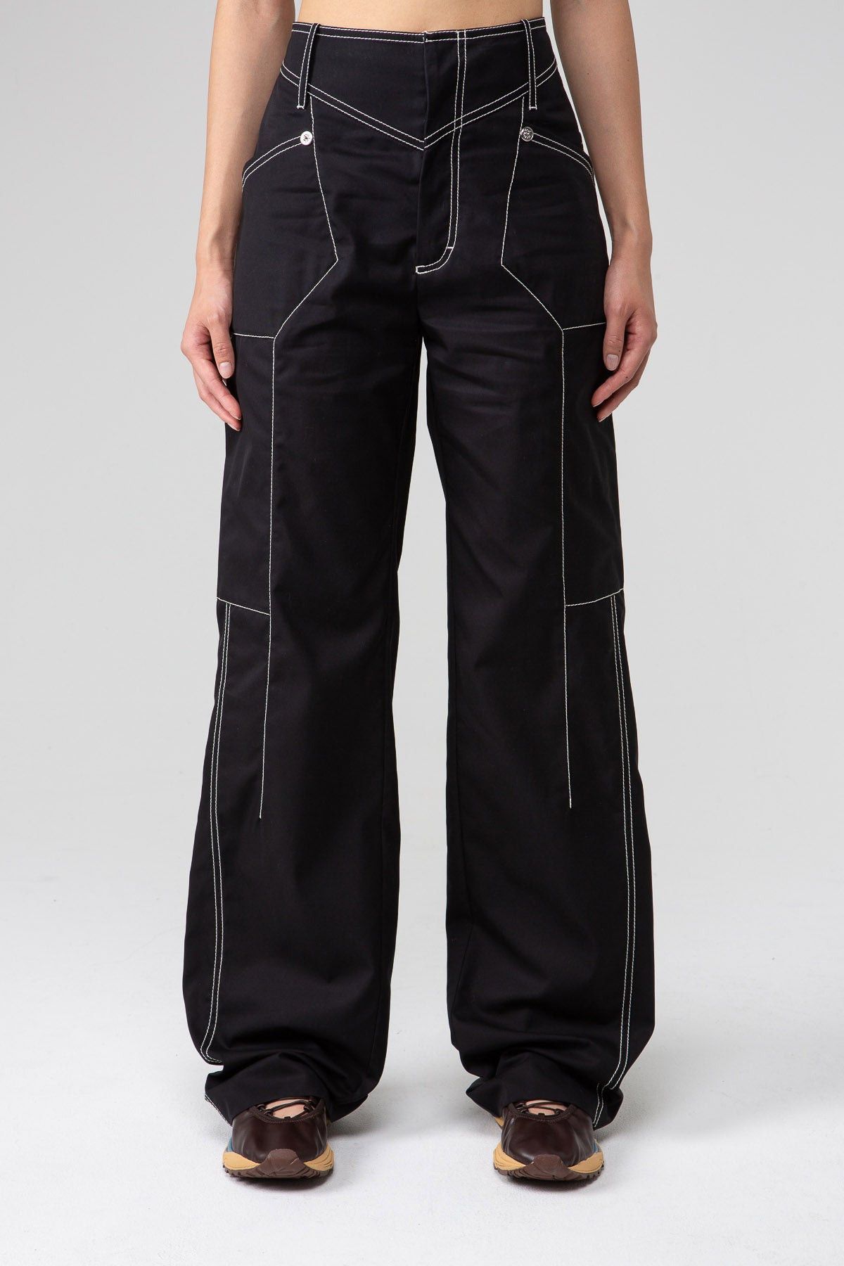 $735 Kiko Kostadinov Bran Trousers